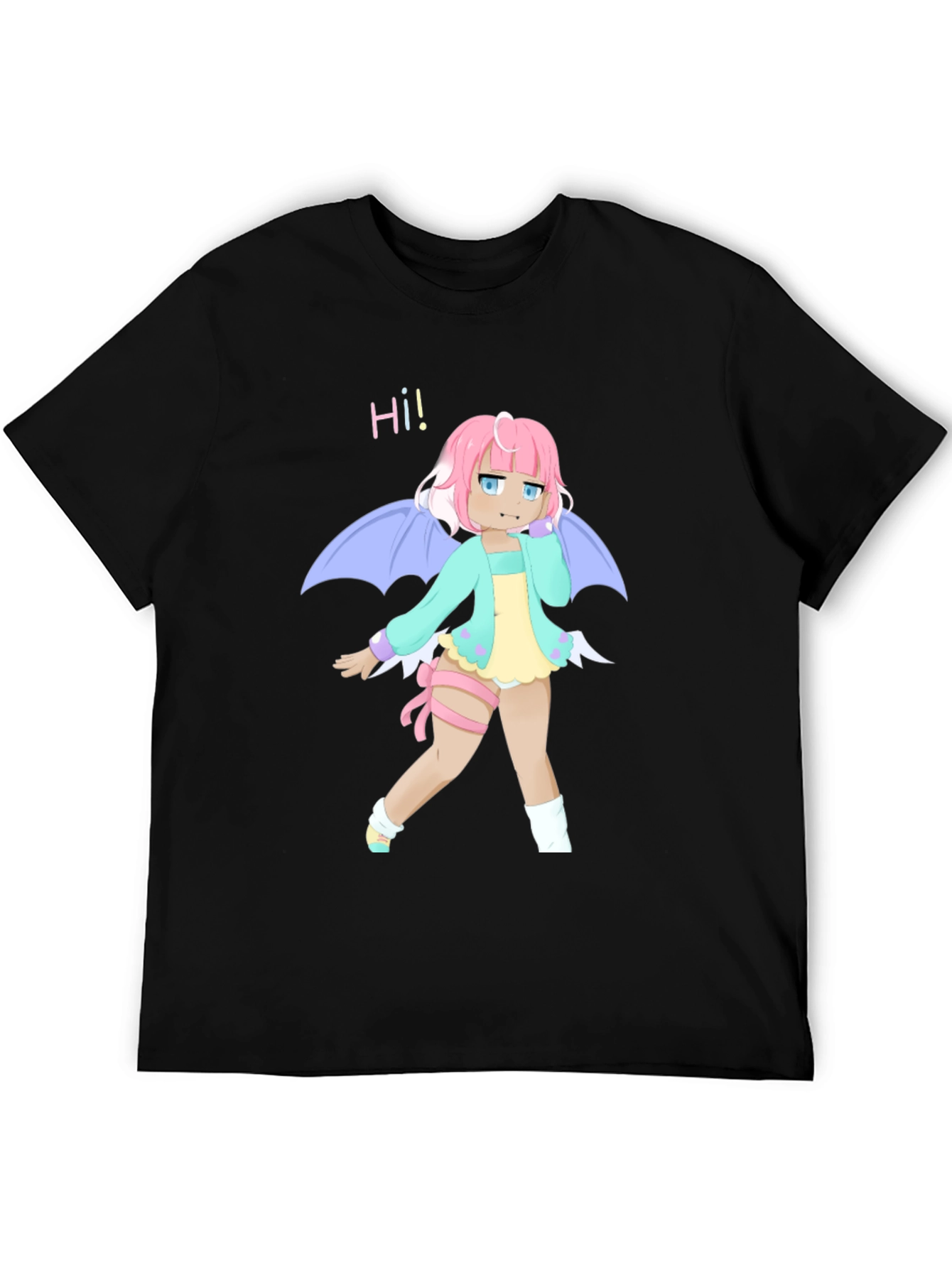 Anime Girl T-Shirt - Kawaii Dragon Tee