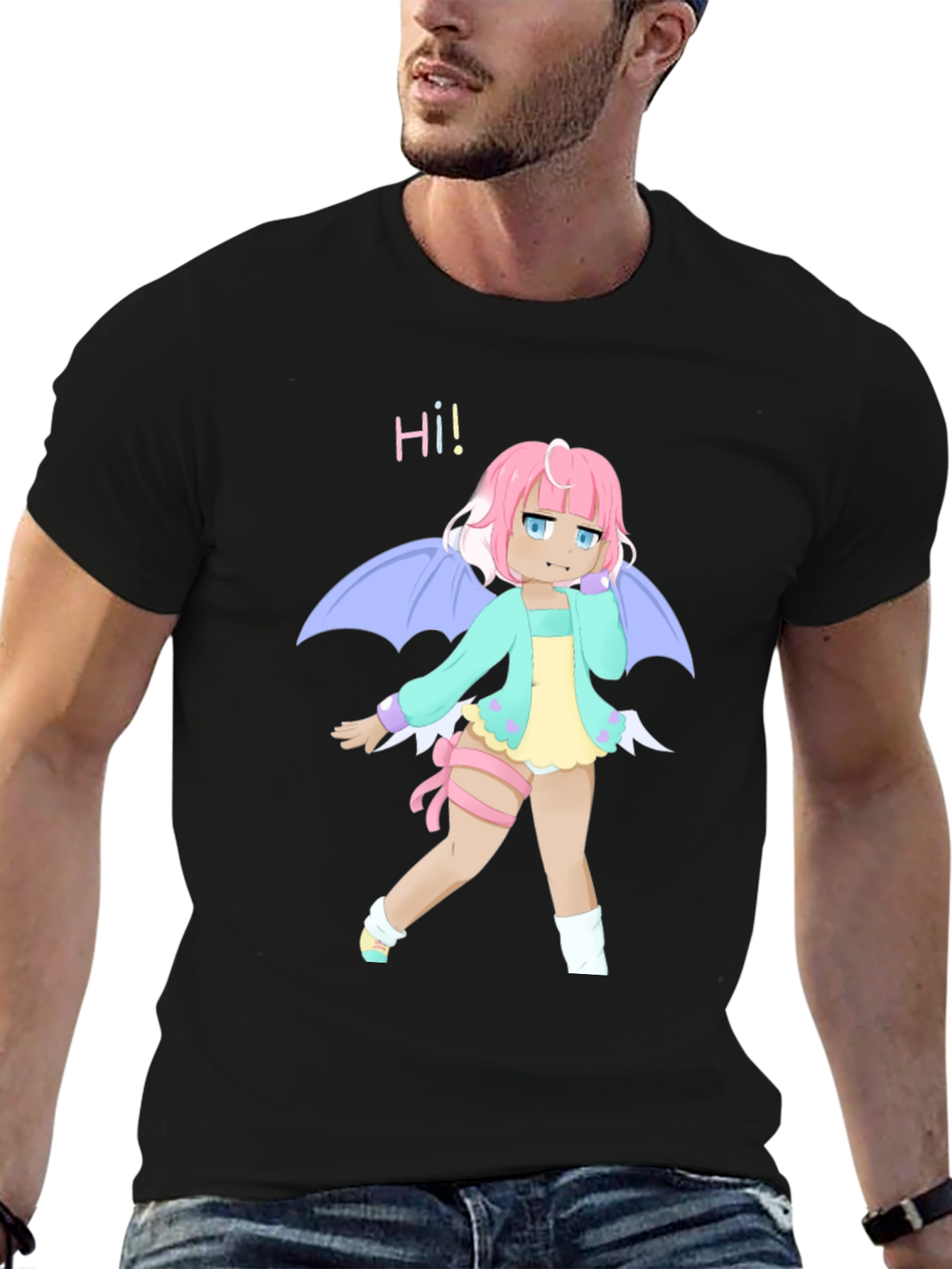 Anime Girl T-Shirt - Kawaii Dragon Tee