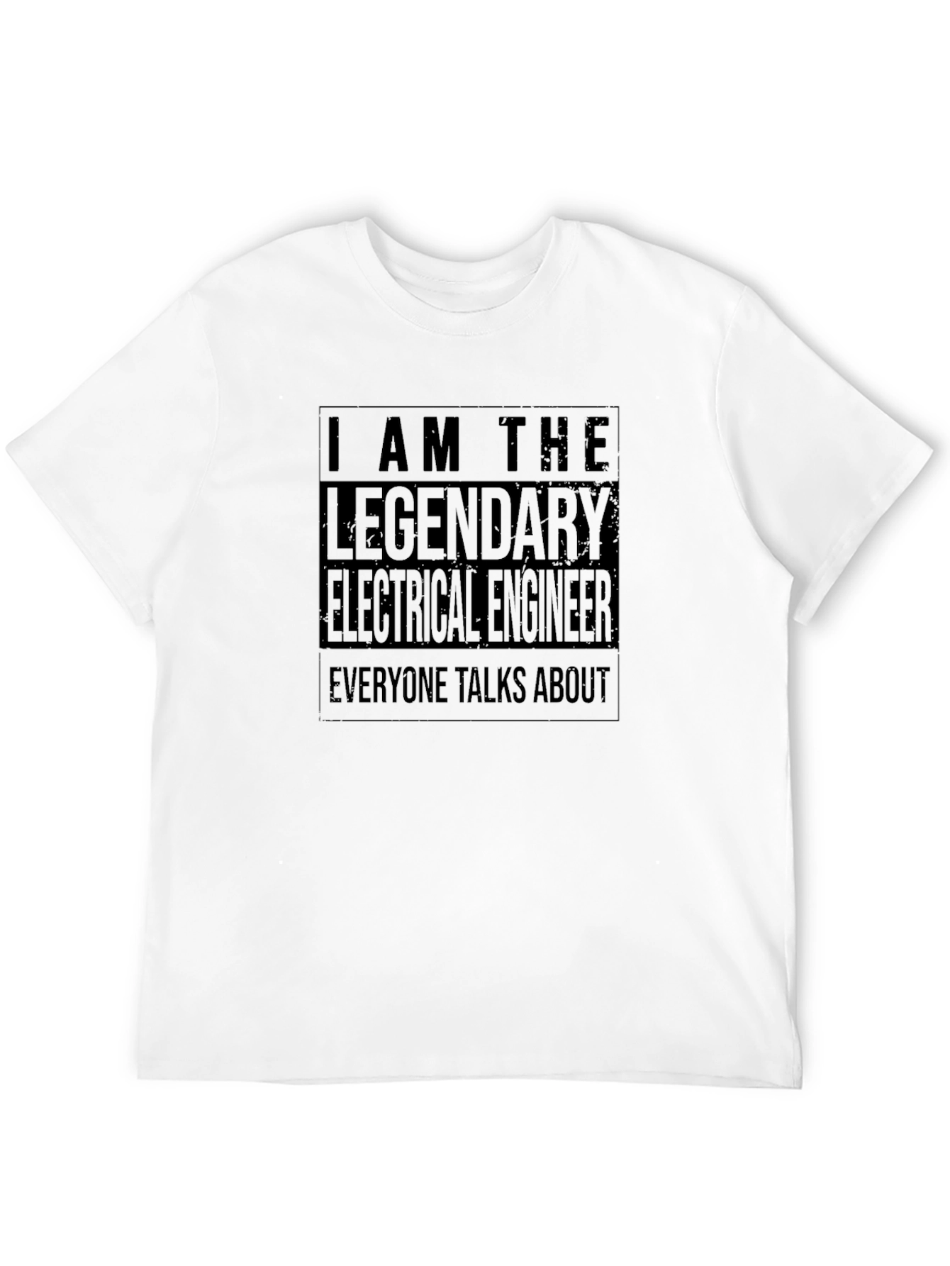 Legendary Electrical Engineer Black T-Shirt