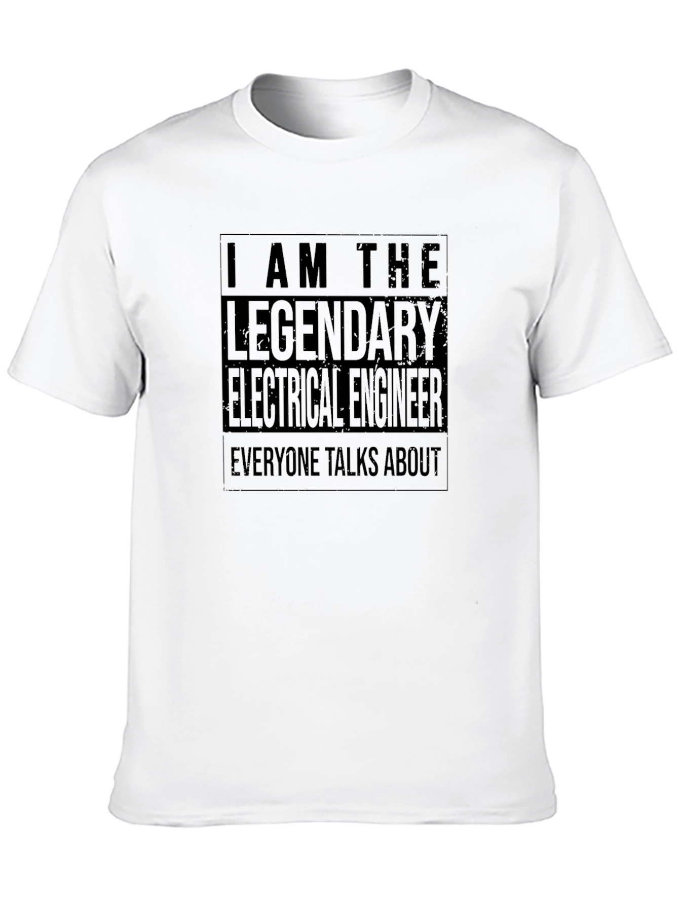 Legendary Electrical Engineer Black T-Shirt