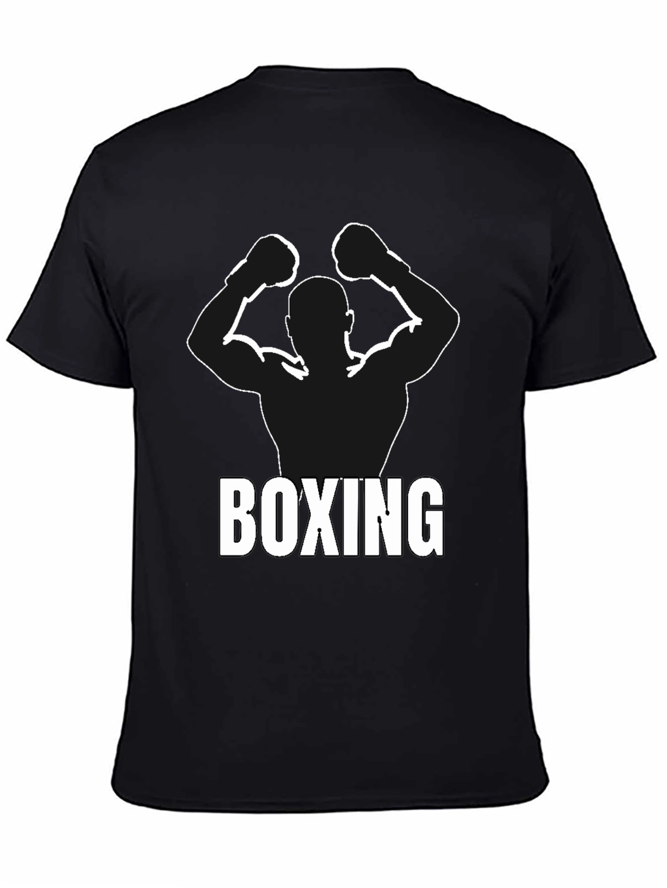 Boxing Silhouette Graphic T-Shirt