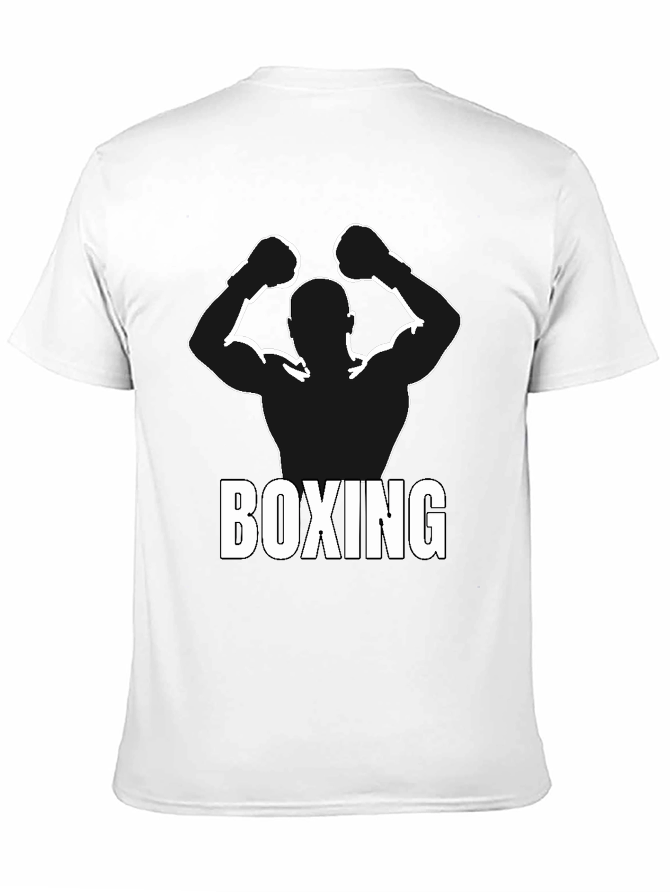 Boxing Silhouette Graphic T-Shirt