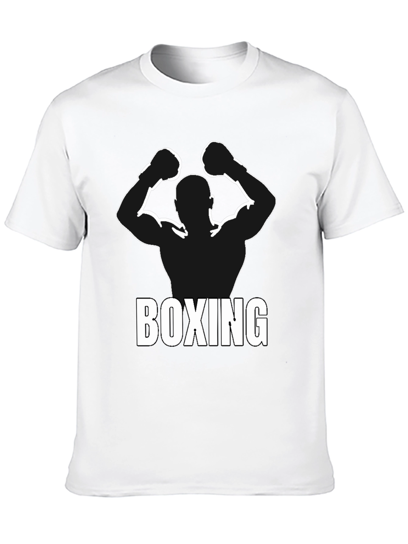 Boxing Silhouette Graphic T-Shirt