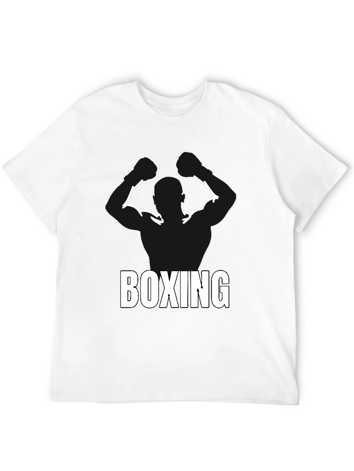 Boxing Silhouette Graphic T-Shirt