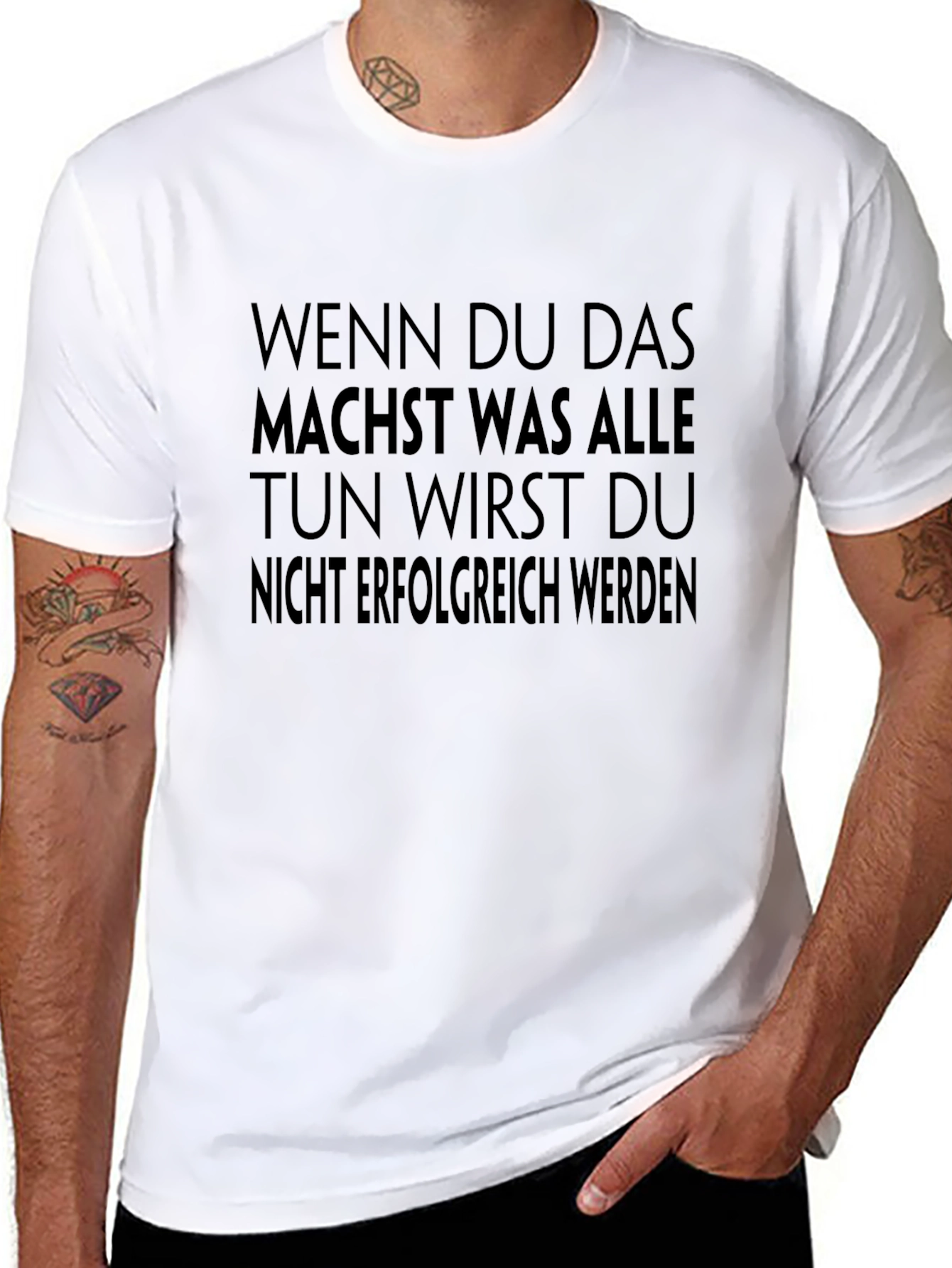 Inspirational German Quote Black T-Shirt