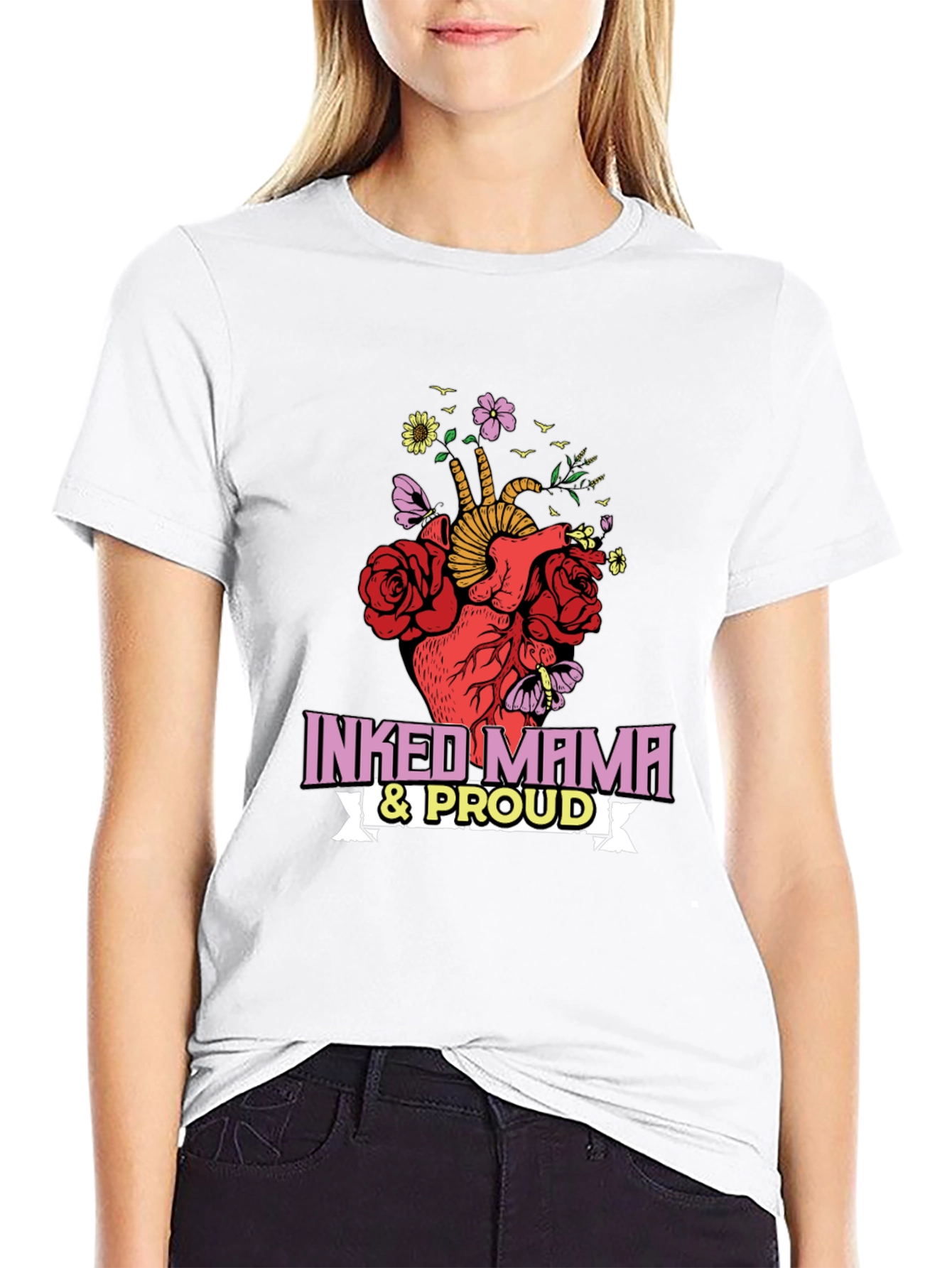 Inked Mama Proud Graphic T-Shirt