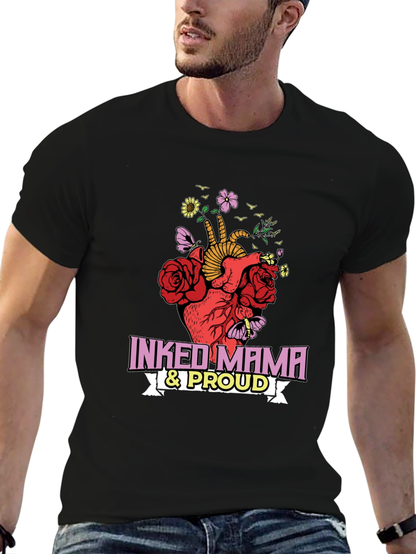 Inked Mama Proud Graphic T-Shirt