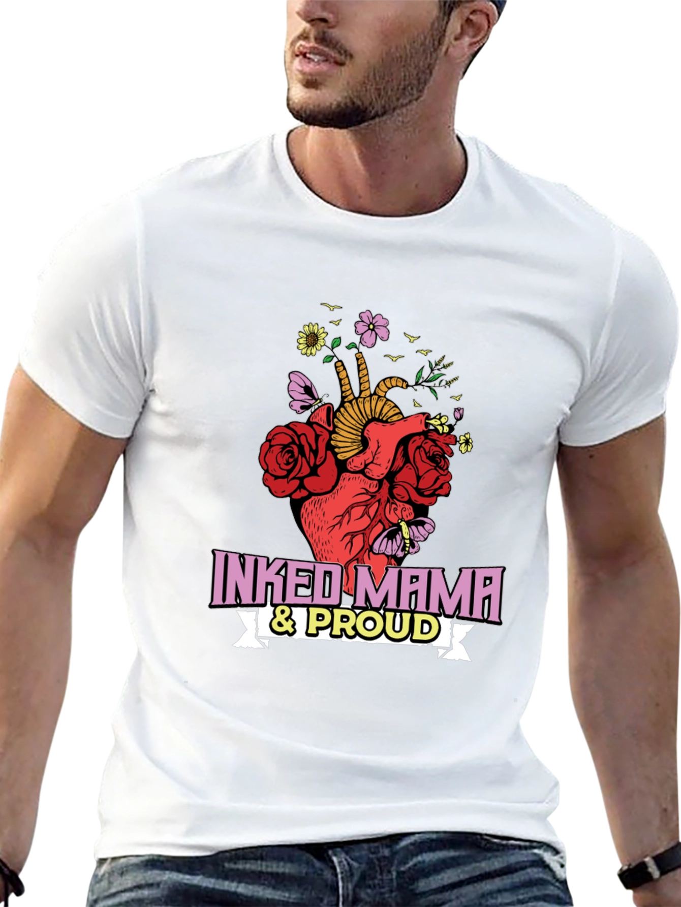 Inked Mama Proud Graphic T-Shirt