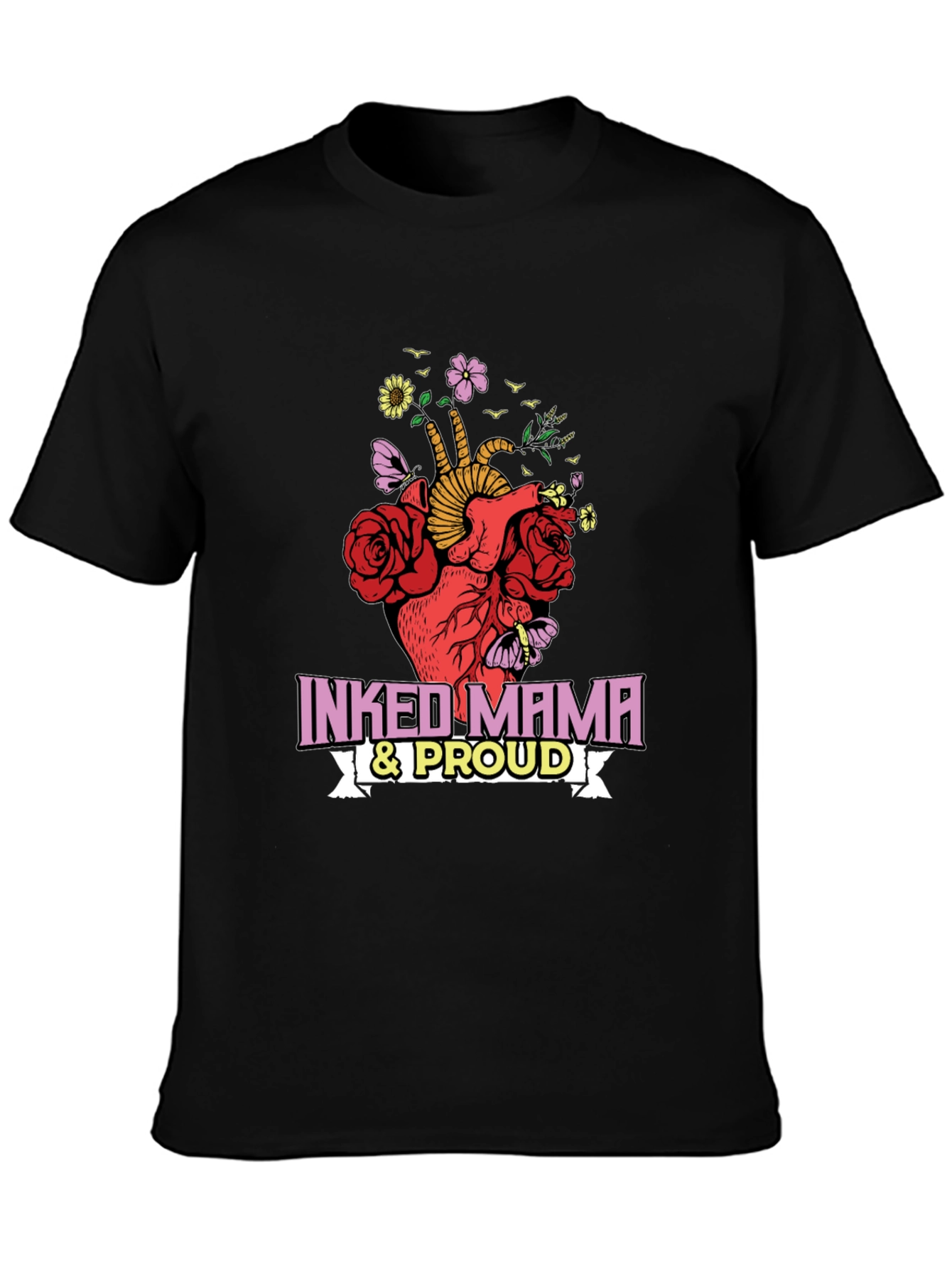 Inked Mama Proud Graphic T-Shirt
