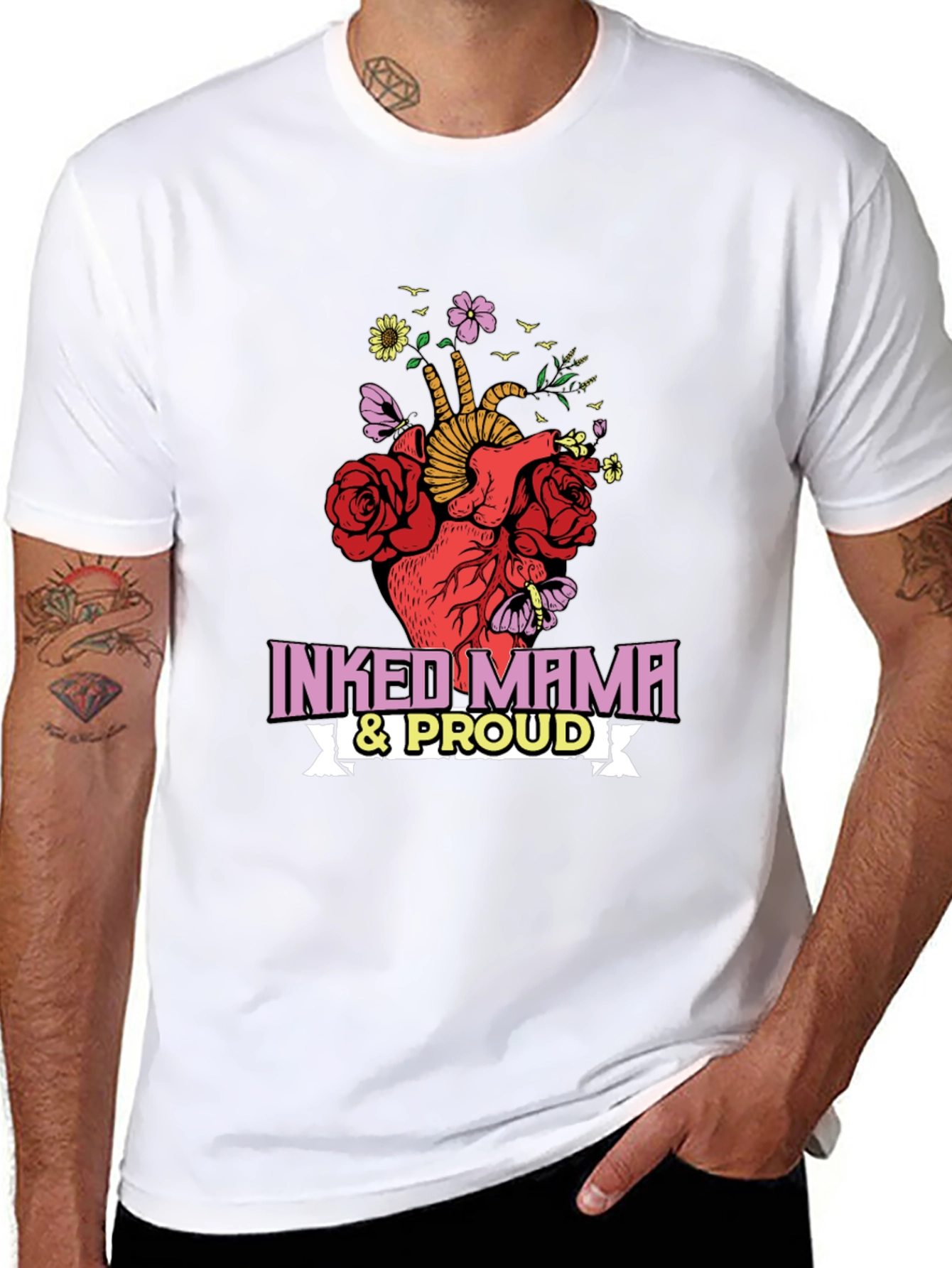 Inked Mama Proud Graphic T-Shirt