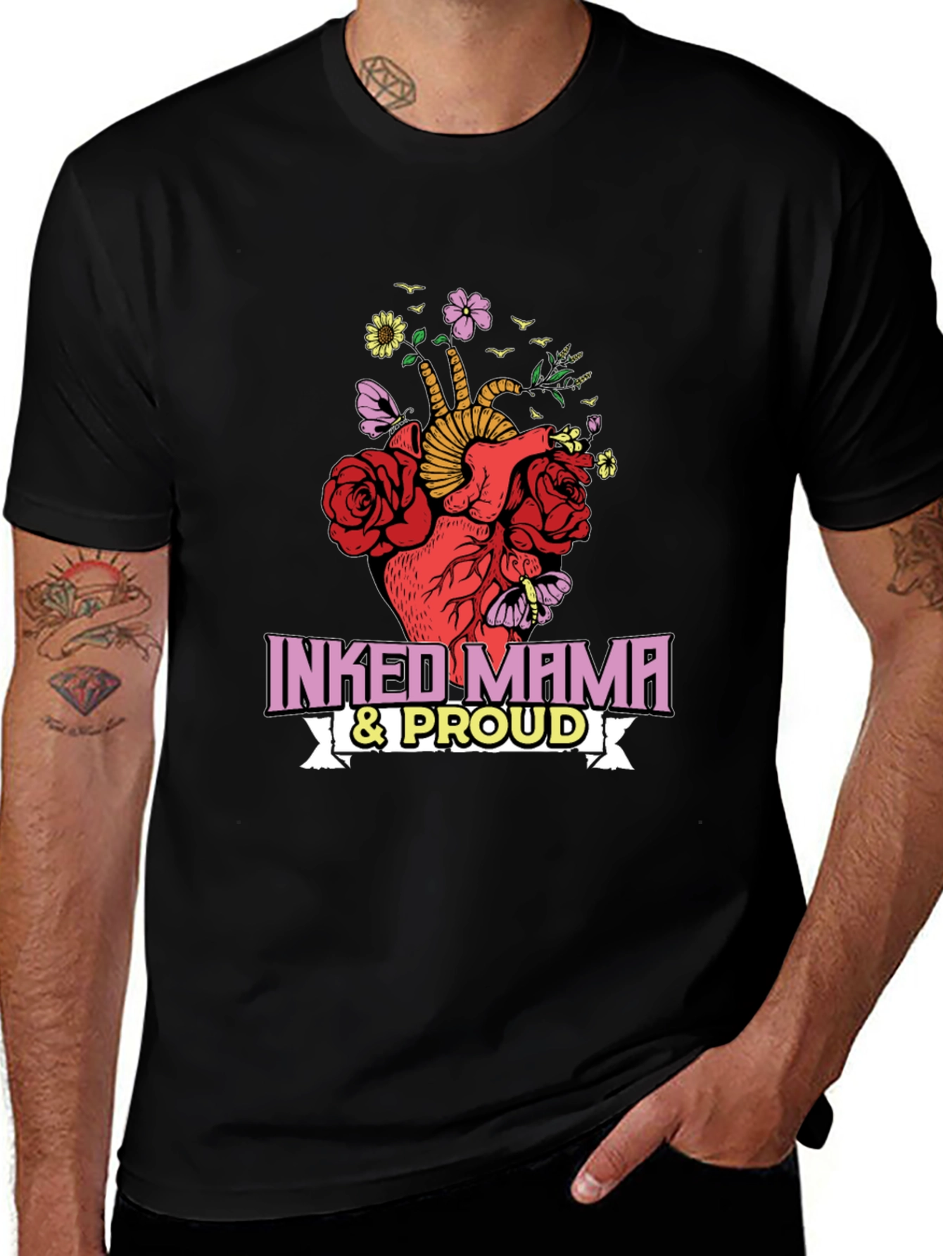 Inked Mama Proud Graphic T-Shirt