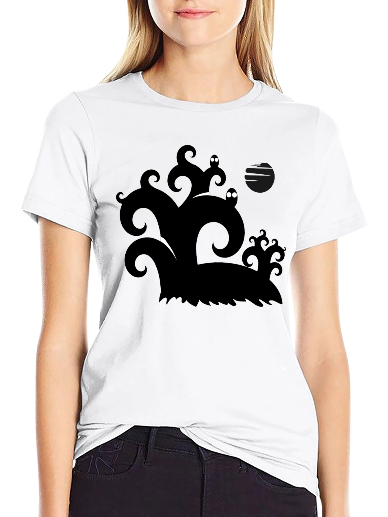 Tentacle Graphic Tee - Mens Black Cotton T-Shirt