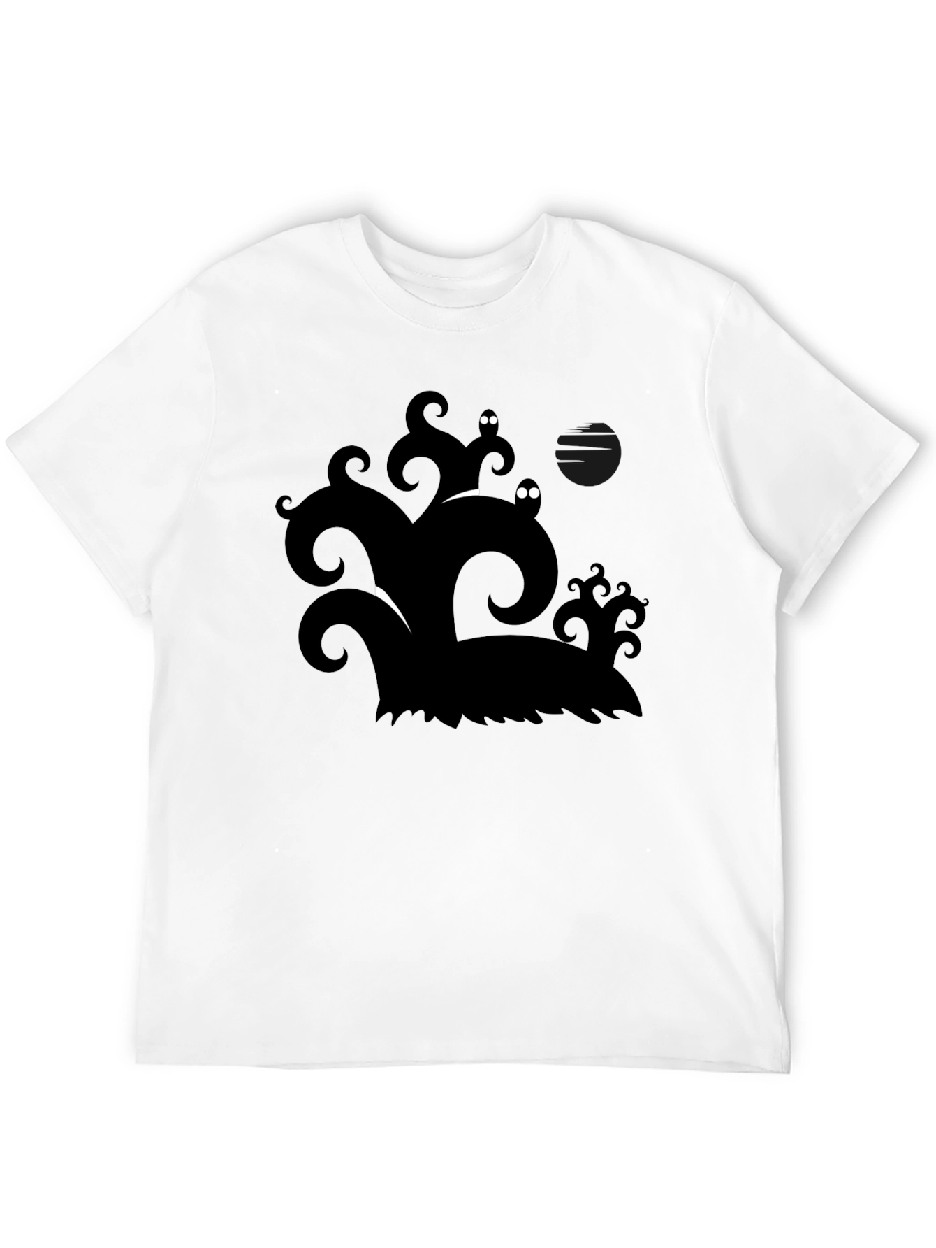 Tentacle Graphic Tee - Mens Black Cotton T-Shirt