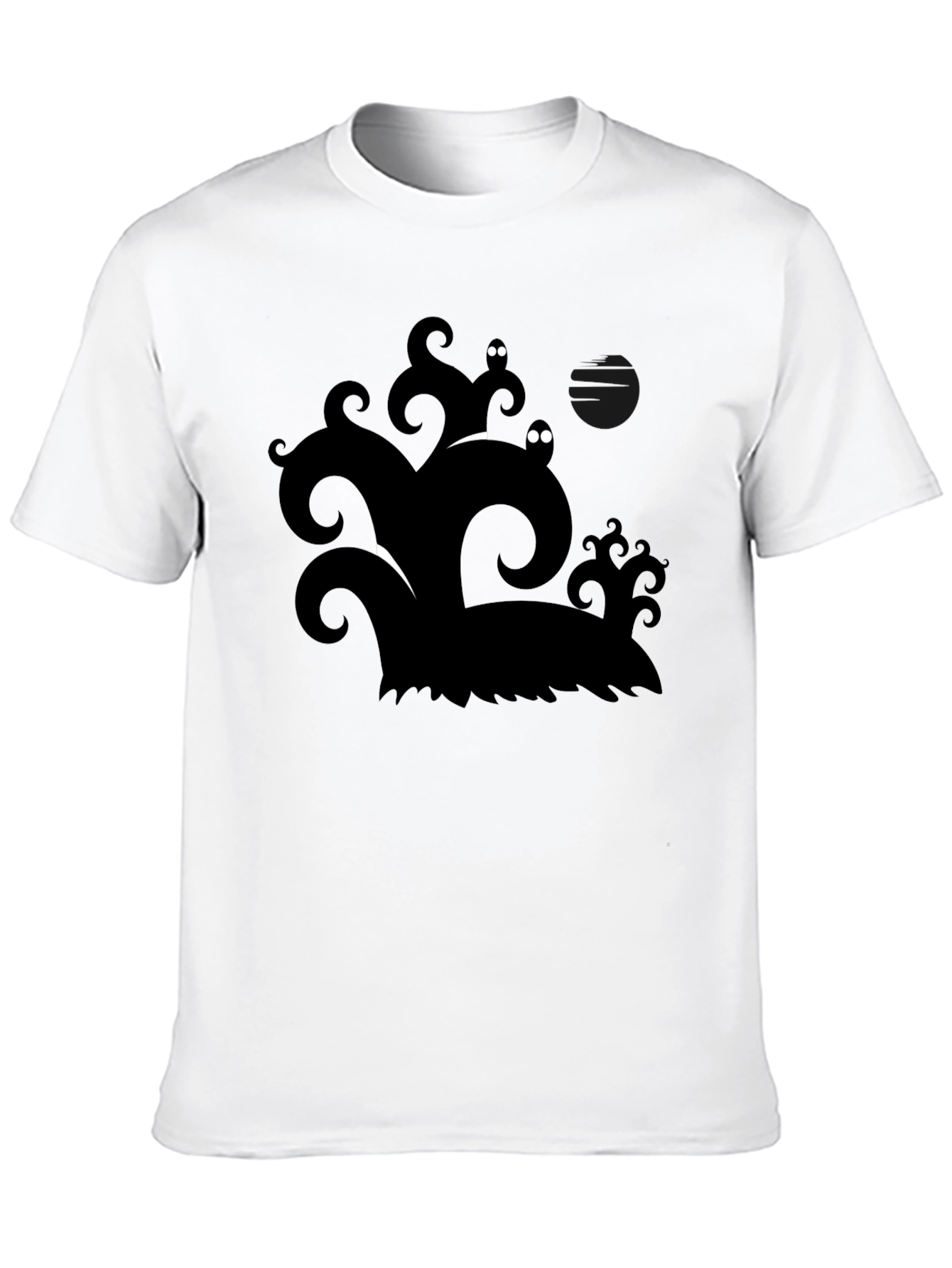 Tentacle Graphic Tee - Mens Black Cotton T-Shirt