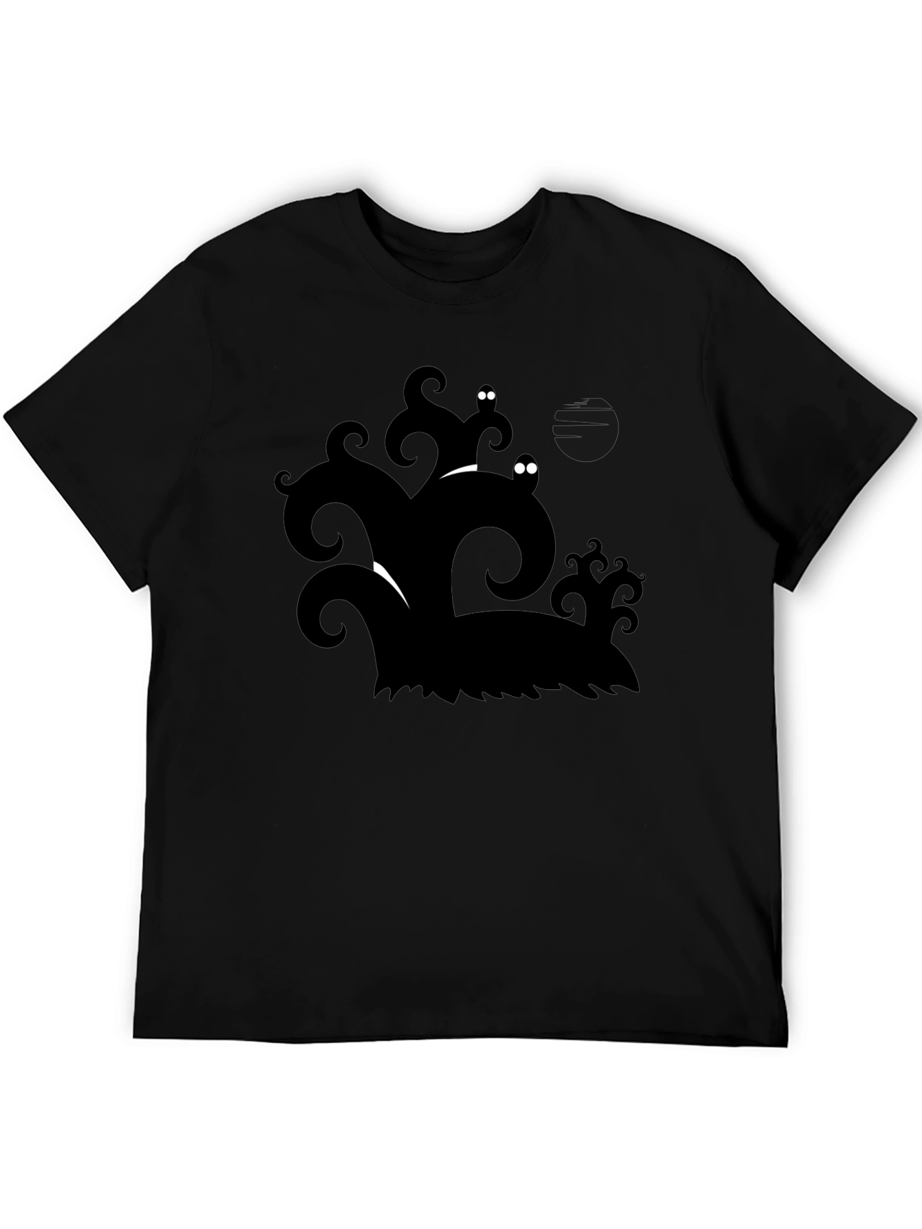 Tentacle Graphic Tee - Mens Black Cotton T-Shirt