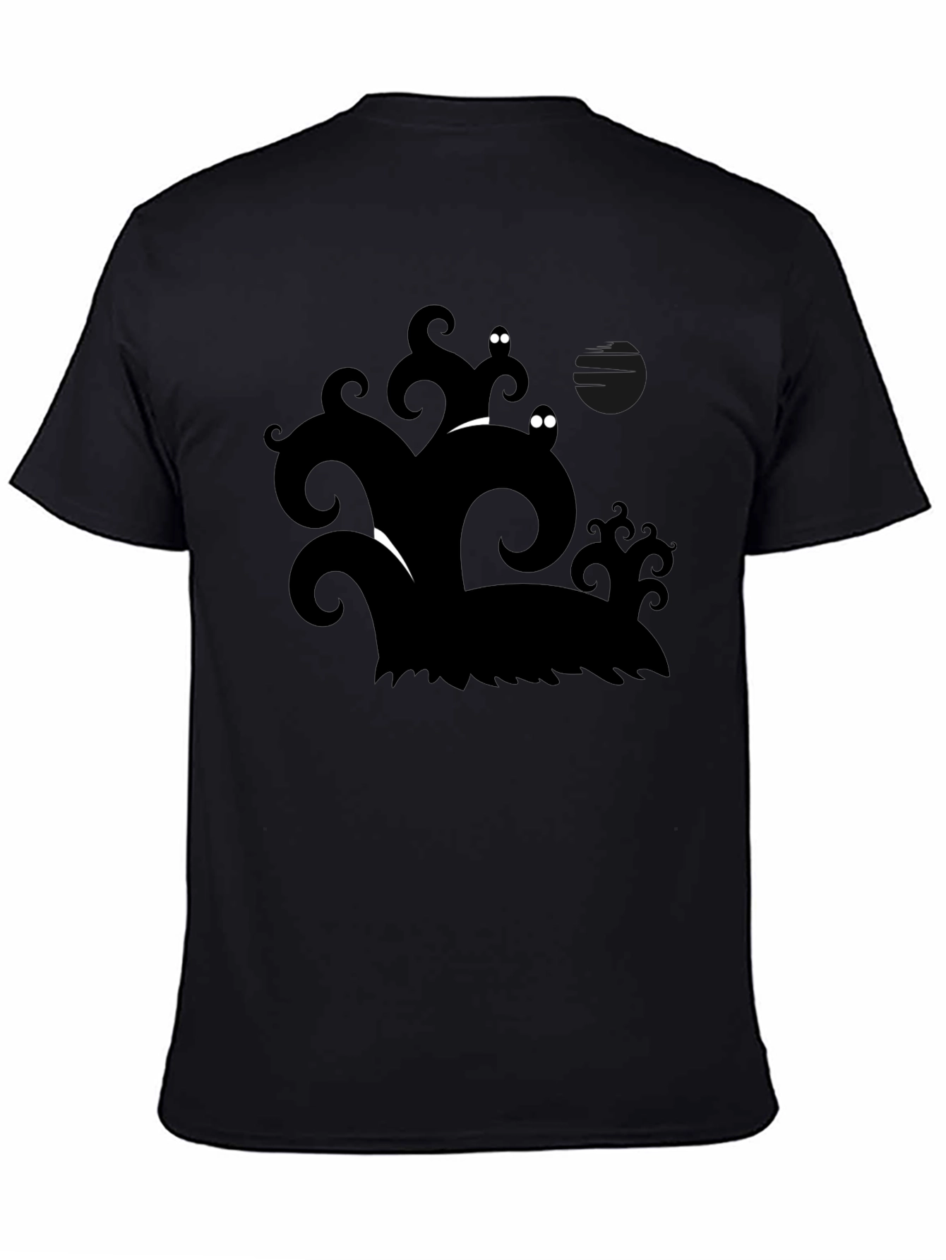Tentacle Graphic Tee - Mens Black Cotton T-Shirt