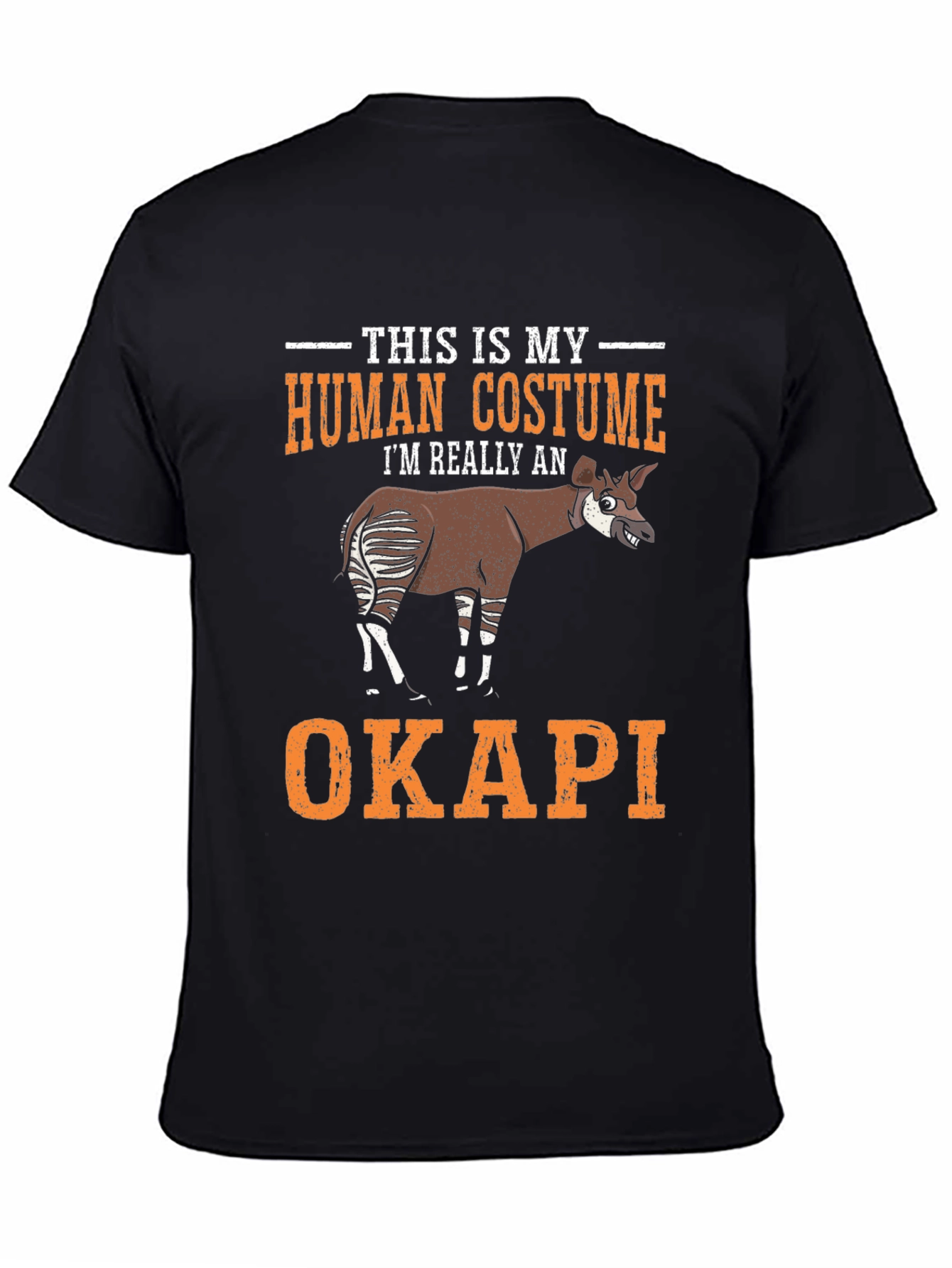 Okapi Human Costume Funny T-Shirt