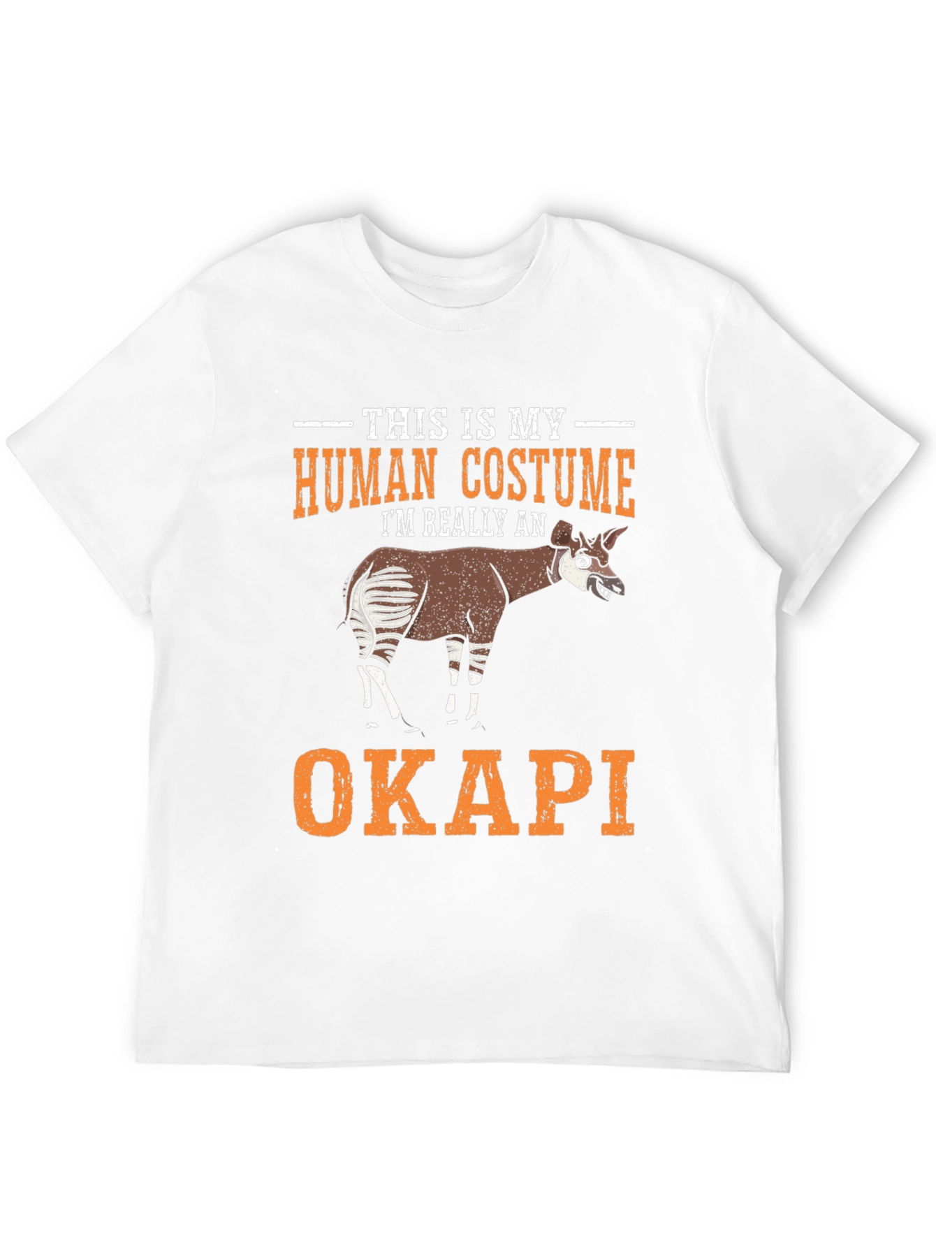 Okapi Human Costume Funny T-Shirt