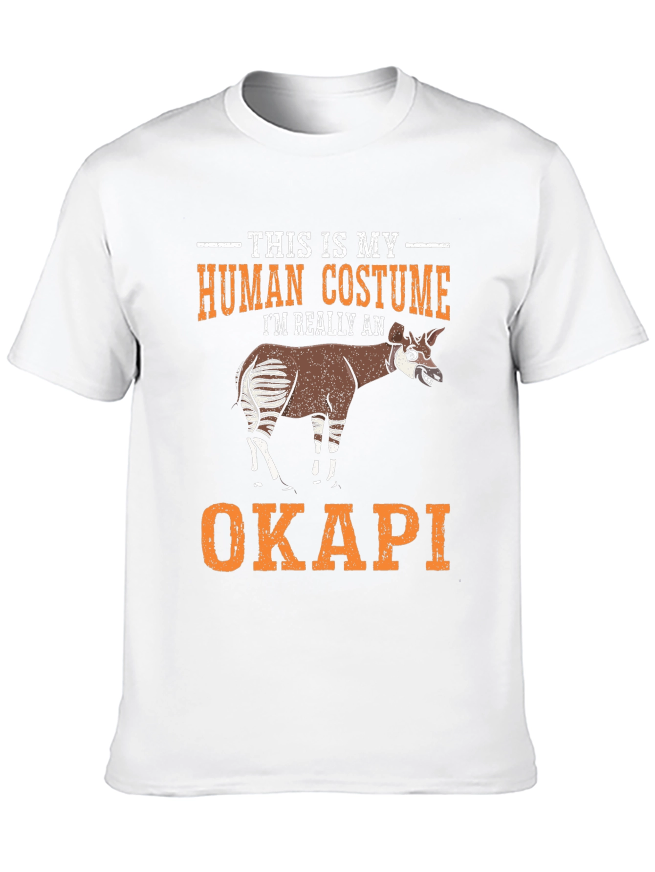 Okapi Human Costume Funny T-Shirt