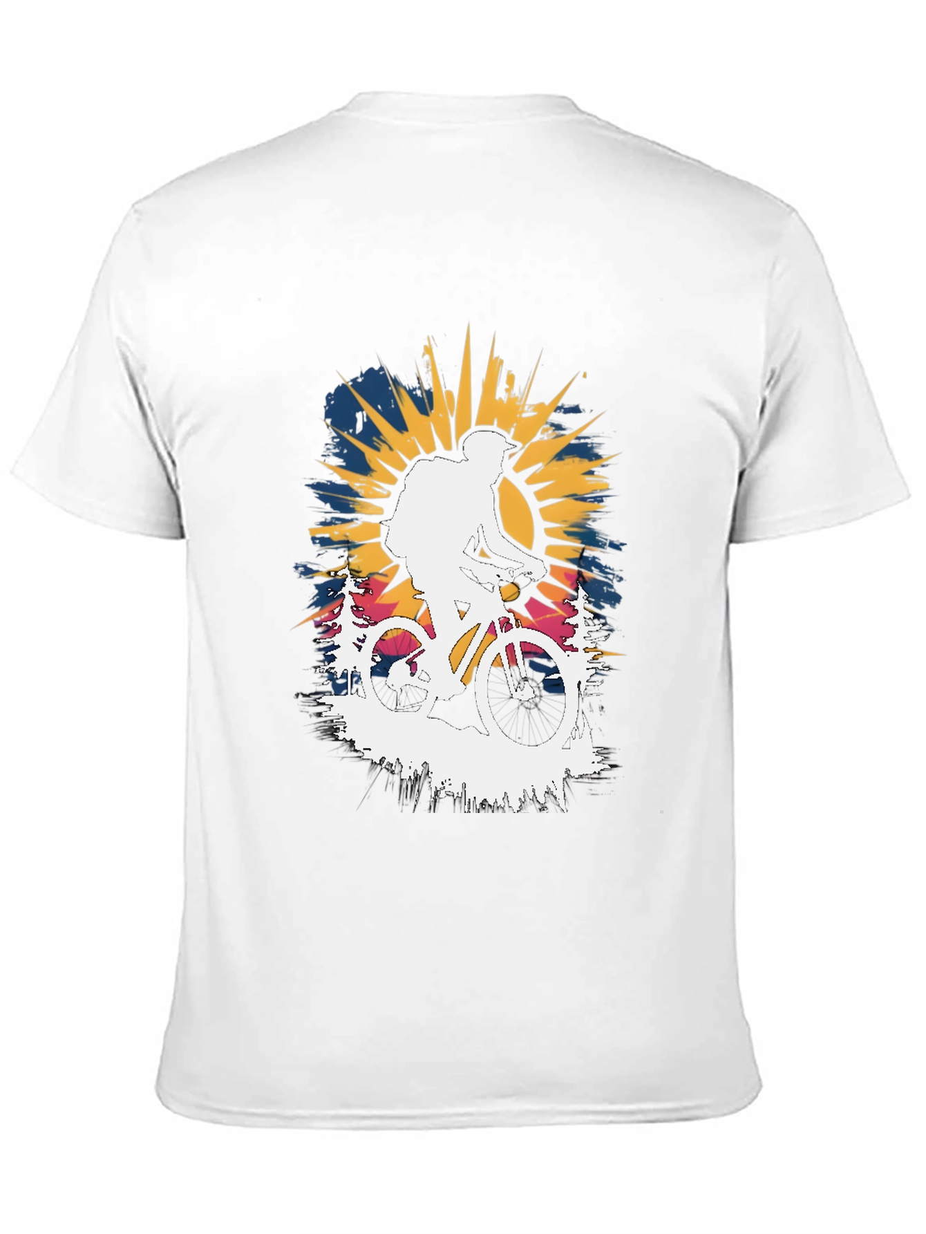 Mountain Biking Graphic Tee - Adventure Awaits!