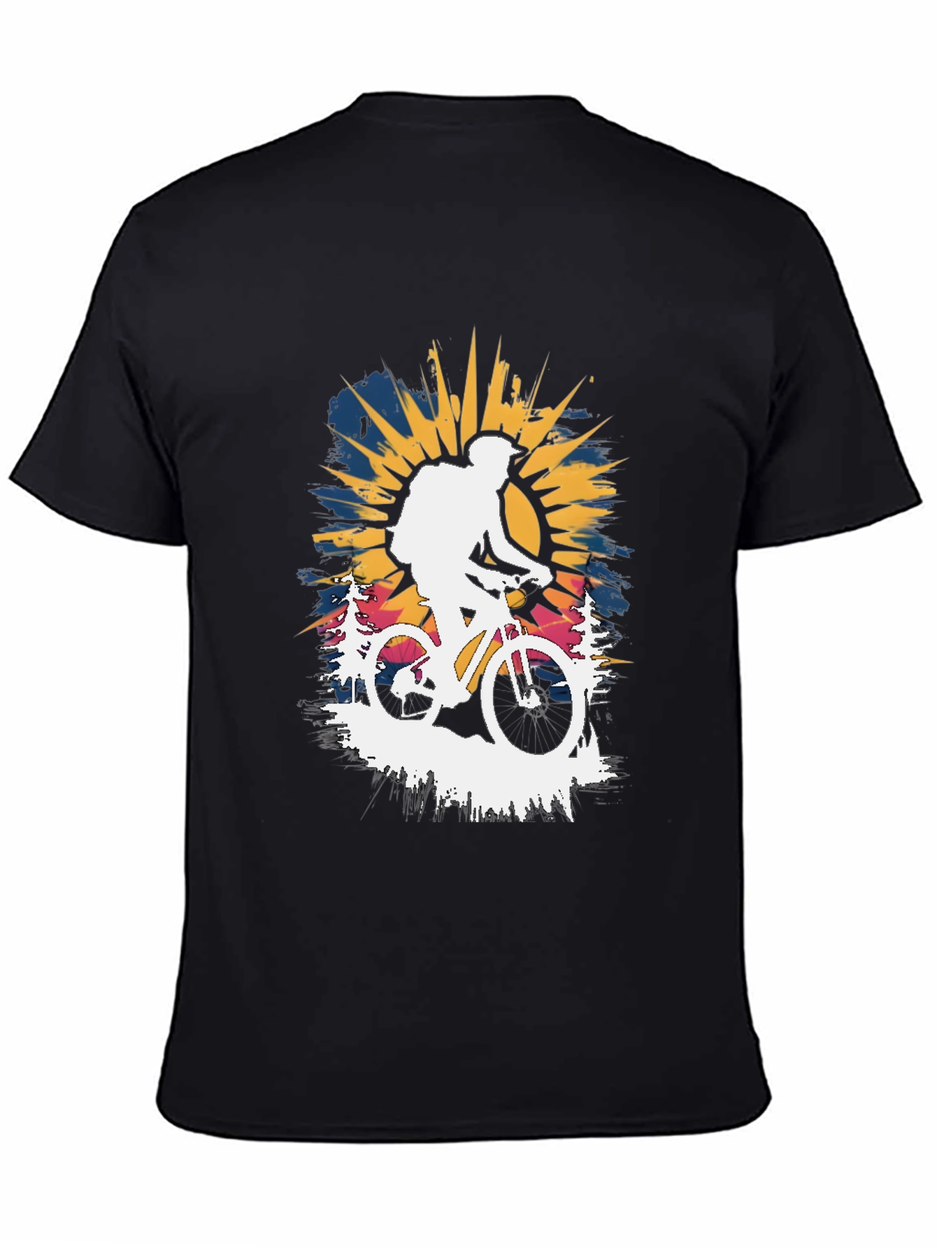 Mountain Biking Graphic Tee - Adventure Awaits!
