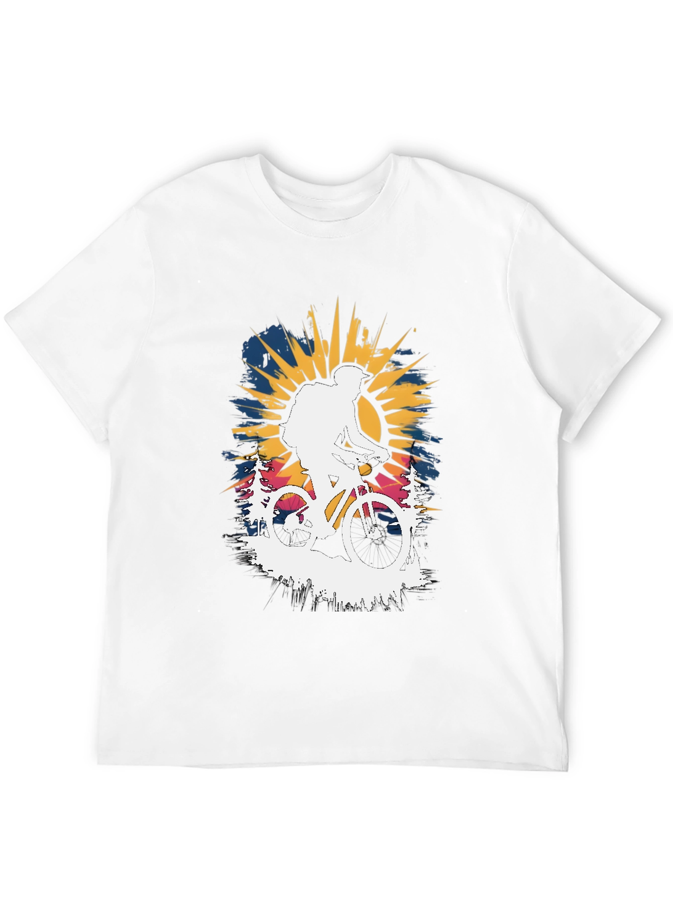 Mountain Biking Graphic Tee - Adventure Awaits!