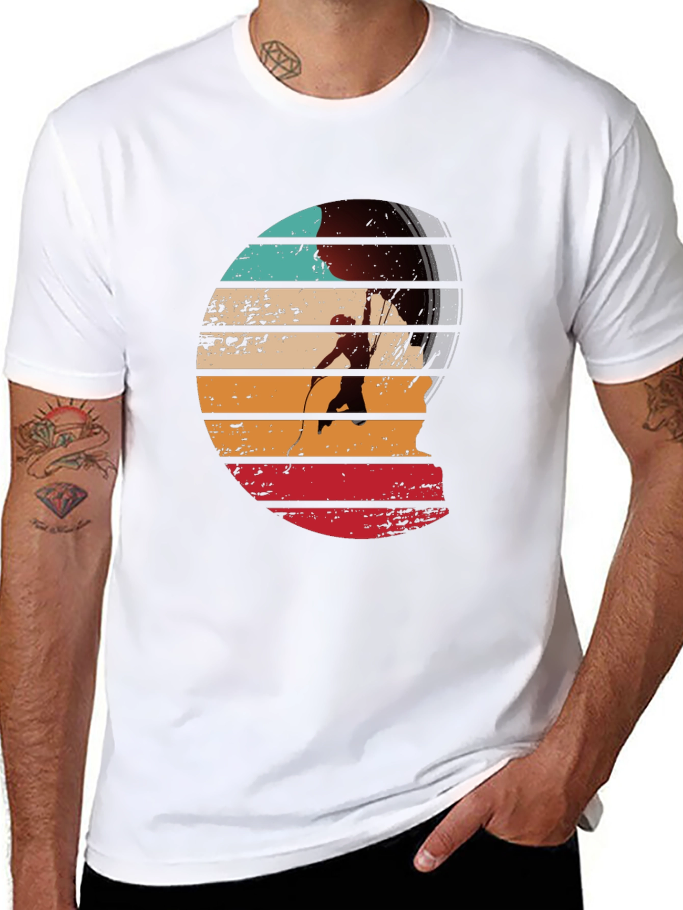 Retro Climbing Graphic Tee