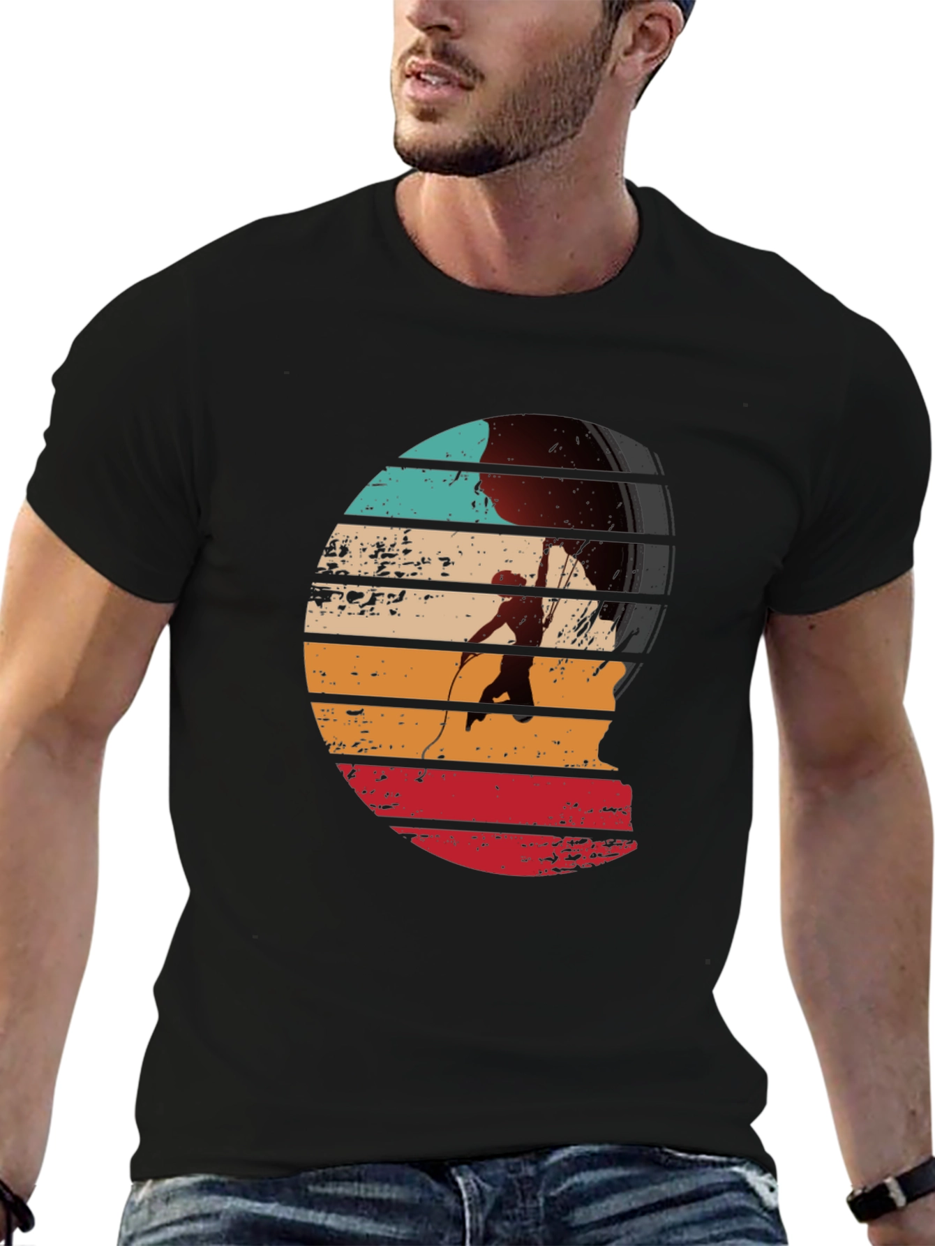 Retro Climbing Graphic Tee