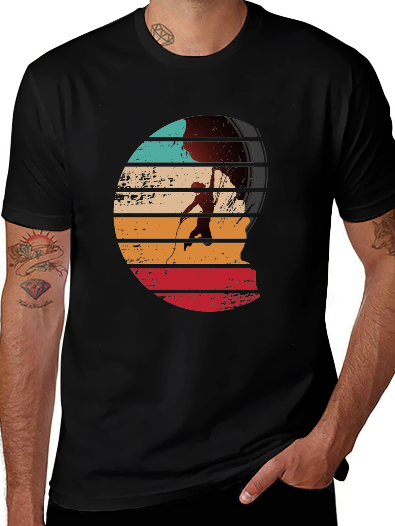 Retro Climbing Graphic Tee