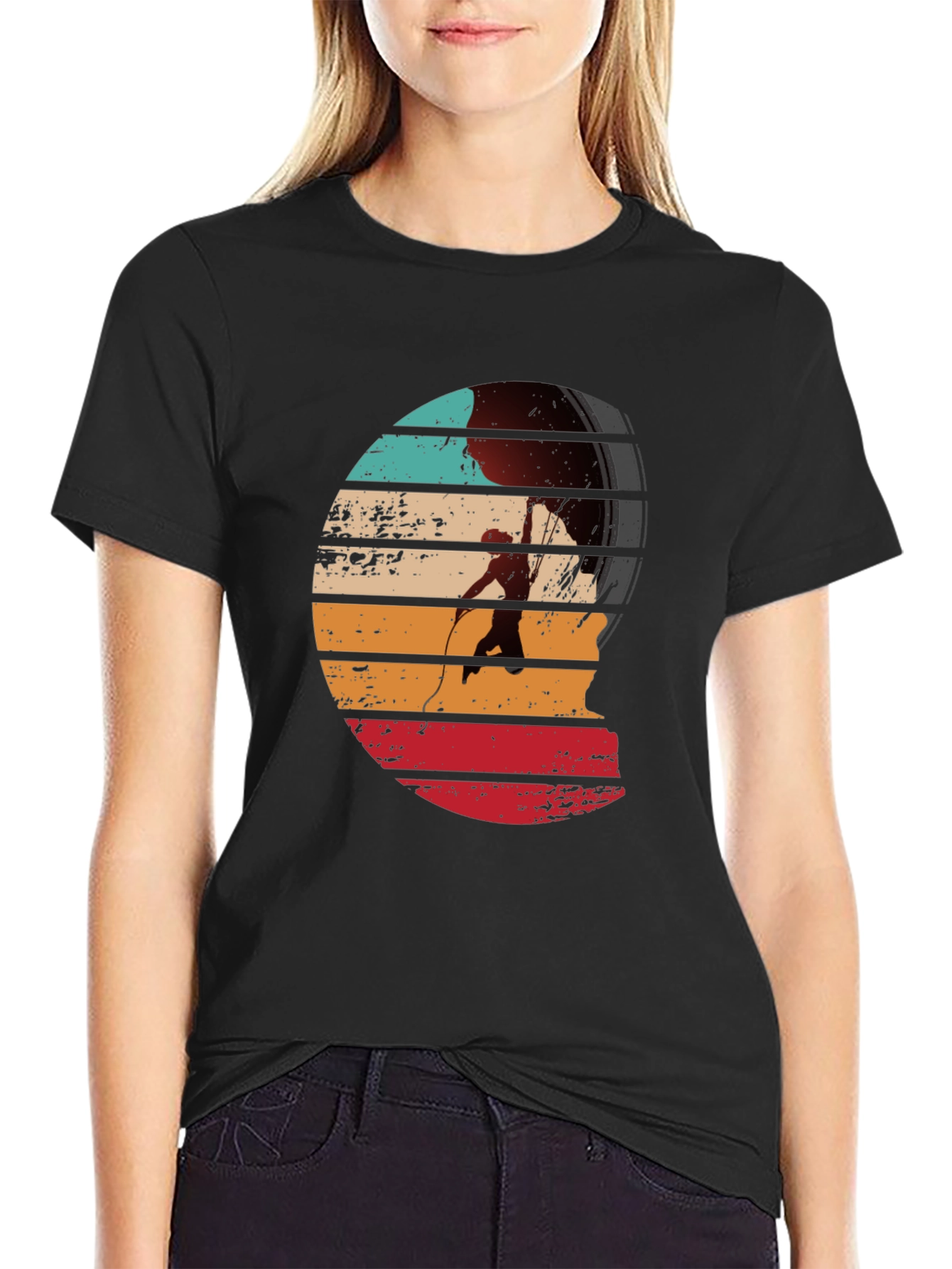 Retro Climbing Graphic Tee