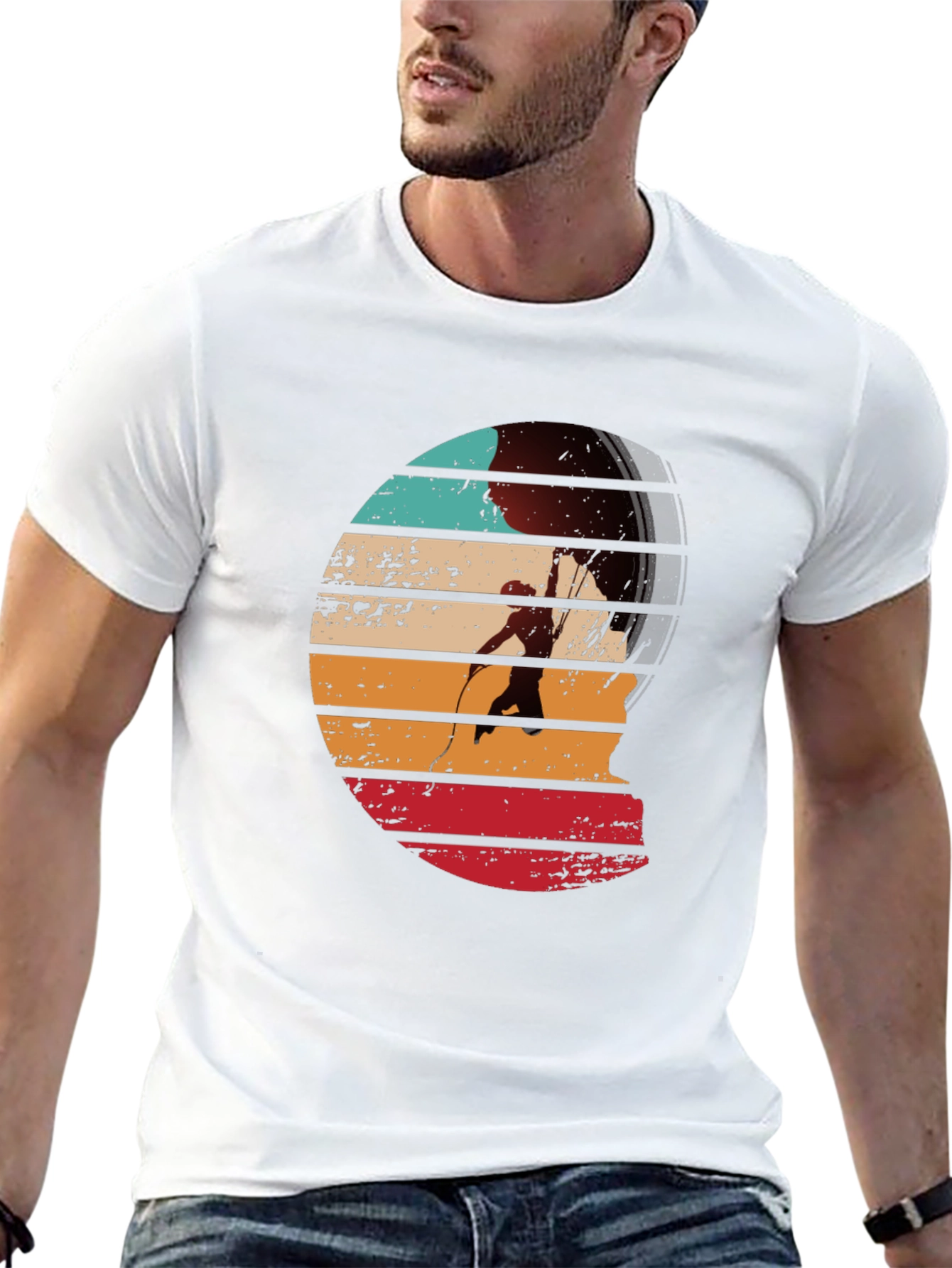 Retro Climbing Graphic Tee