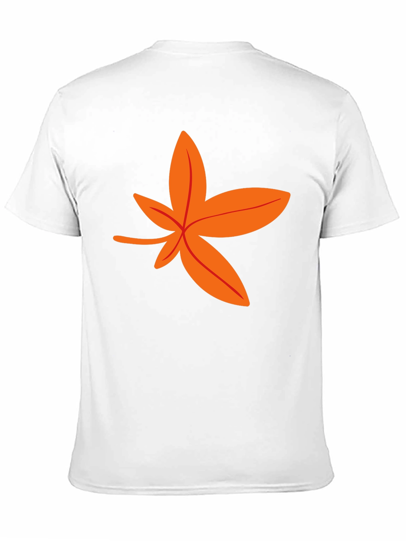 Autumn Leaf Graphic Tee - Stylish Black T-Shirt