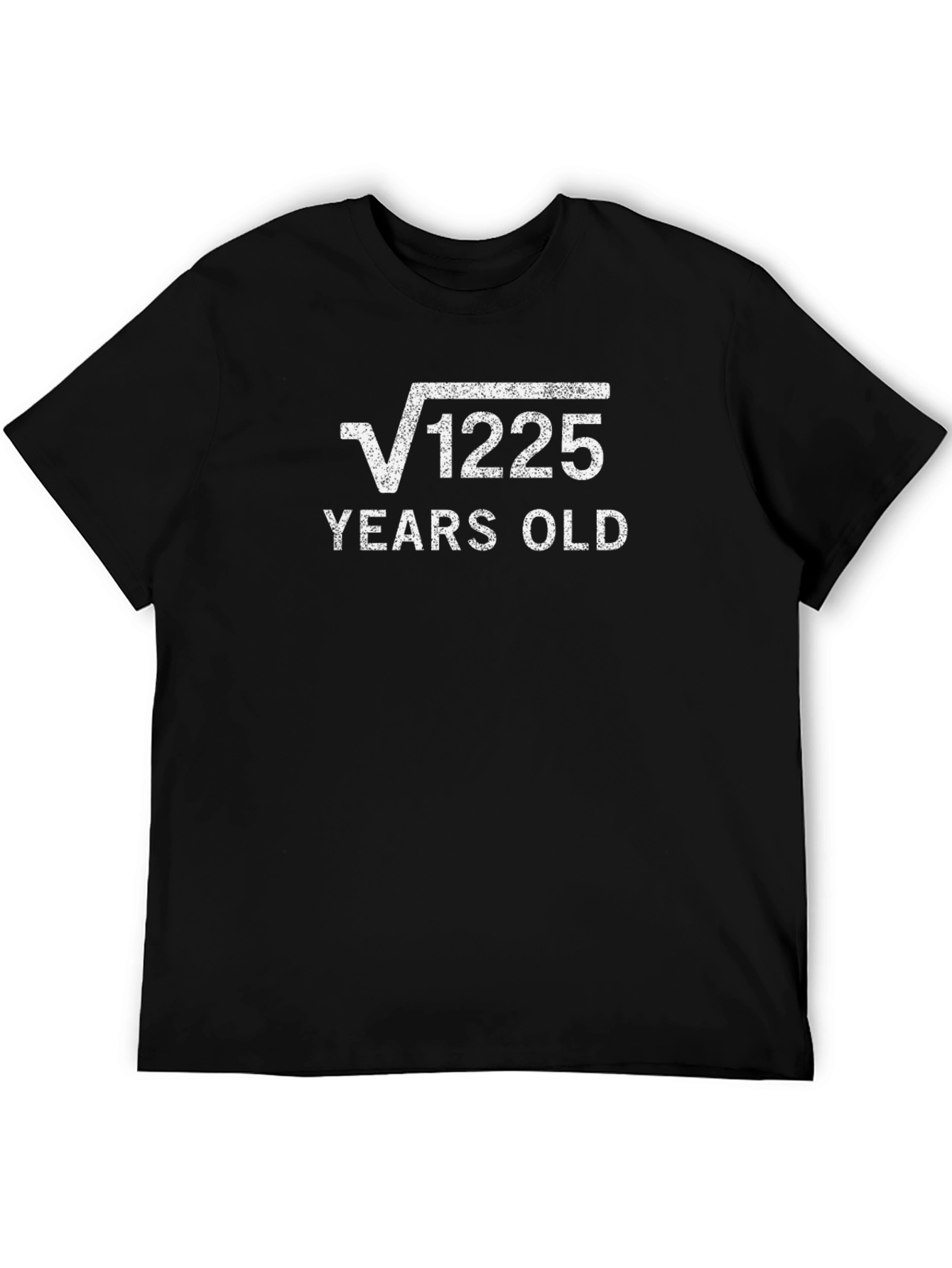 Funny 35th Birthday T-Shirt - Square Root of 1225