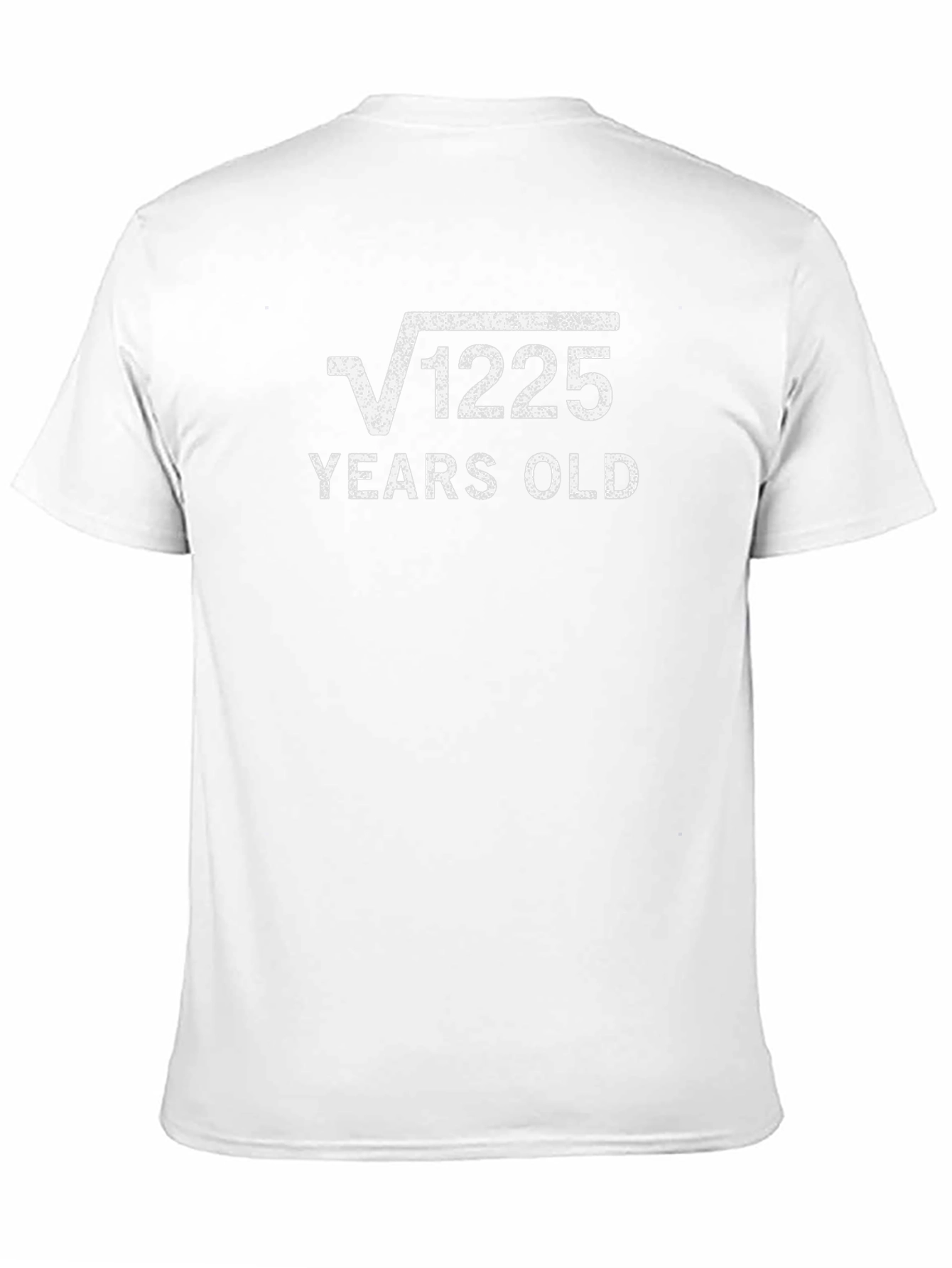 Funny 35th Birthday T-Shirt - Square Root of 1225