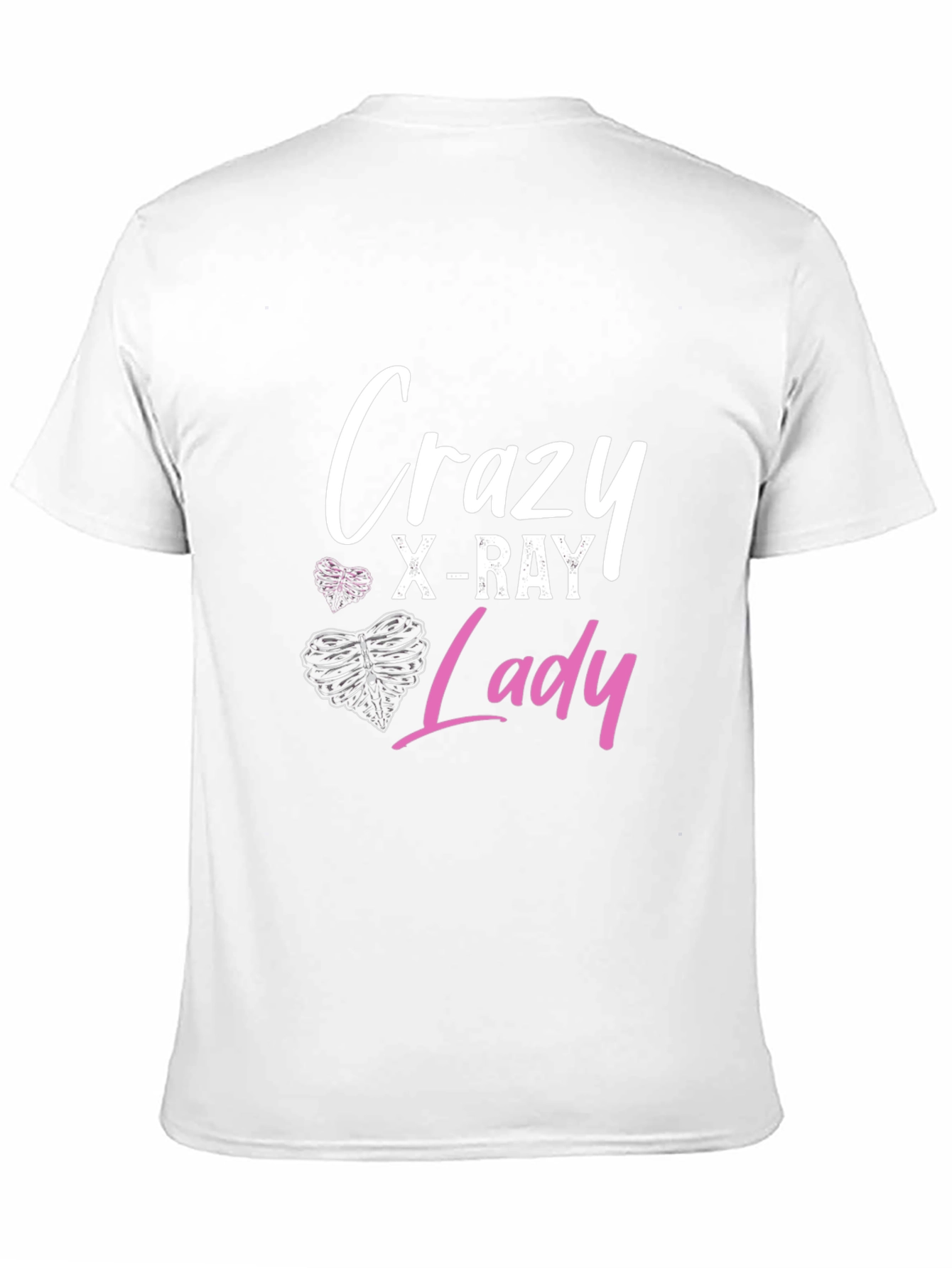 Crazy X-Ray Lady Graphic Tee - Radiology Gift