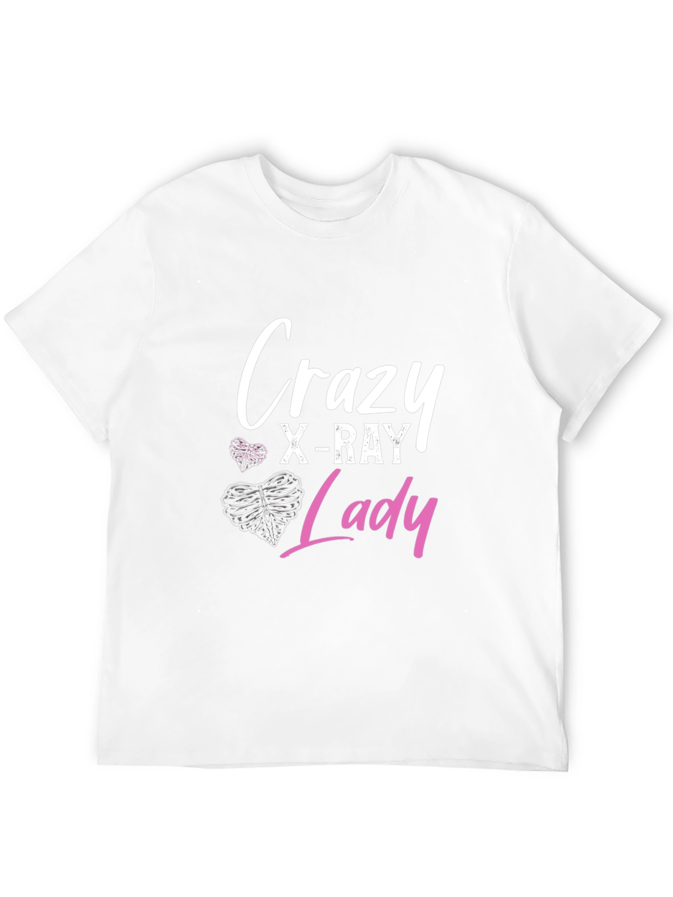 Crazy X-Ray Lady Graphic Tee - Radiology Gift