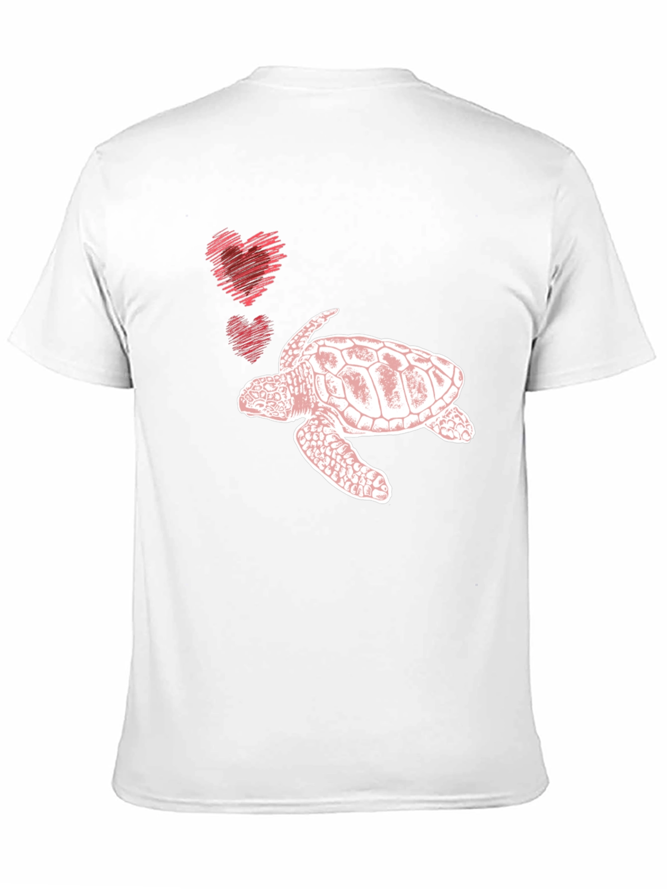 Sea Turtle Love Graphic Tee - Black