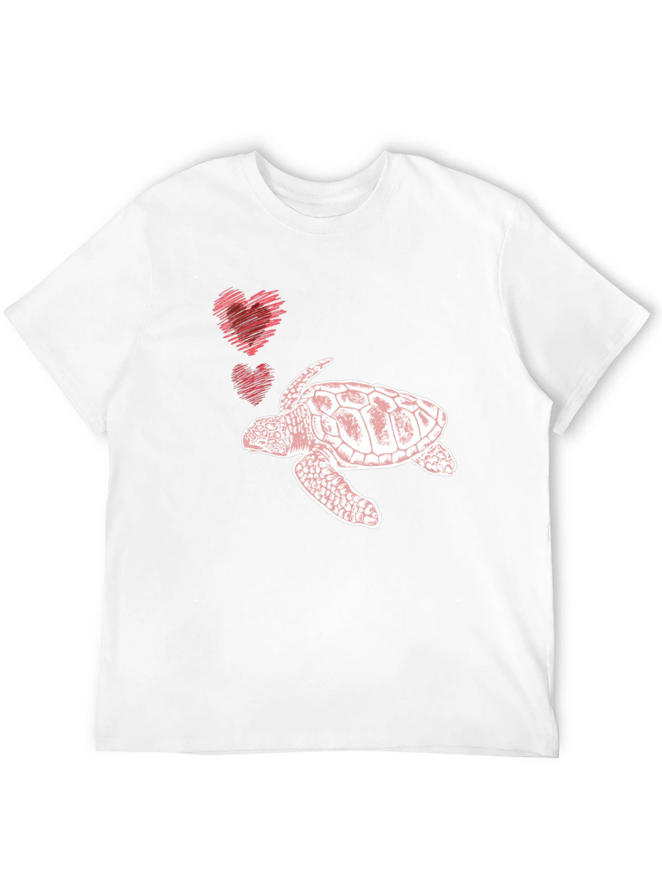 Sea Turtle Love Graphic Tee - Black