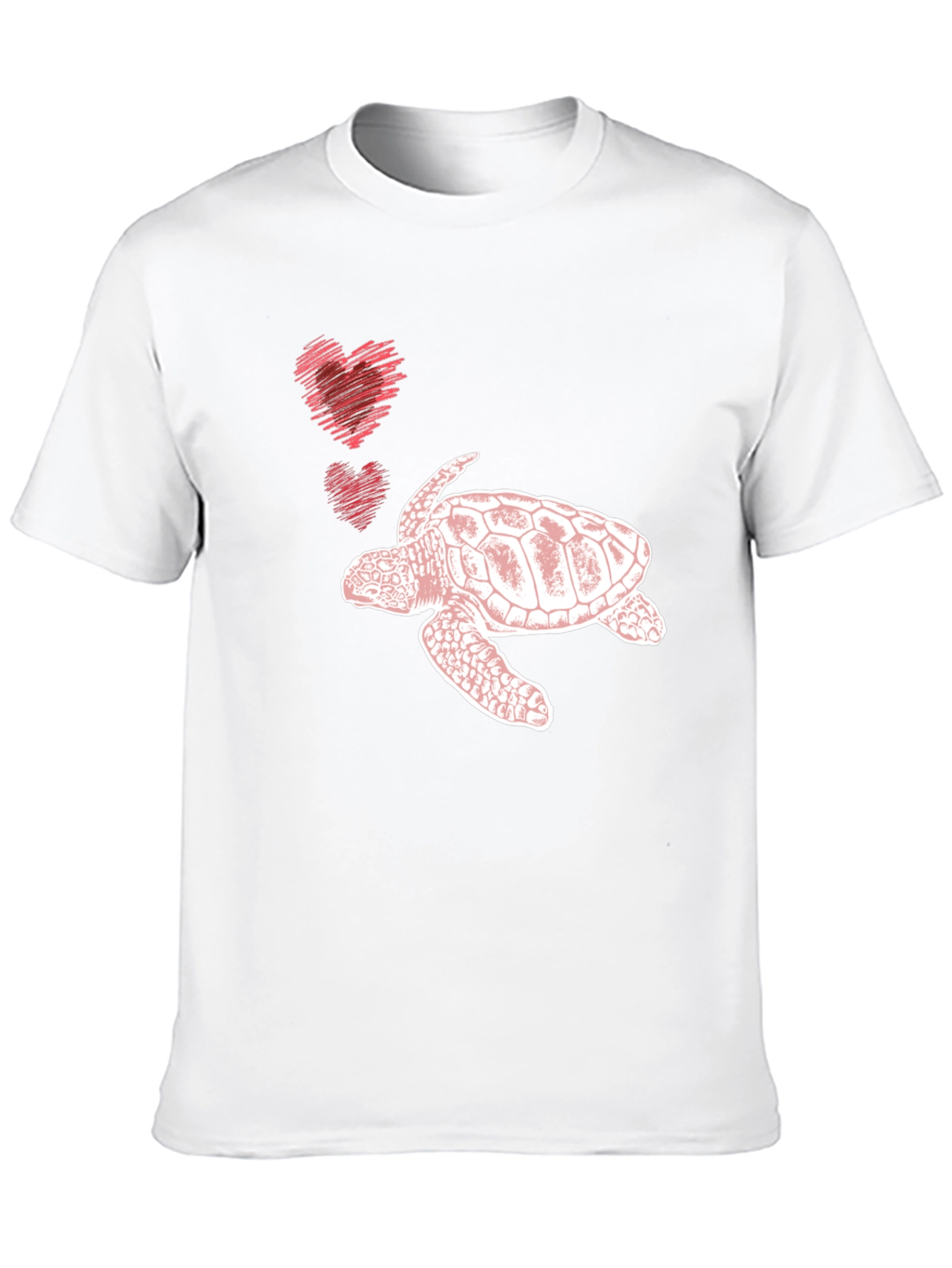 Sea Turtle Love Graphic Tee - Black
