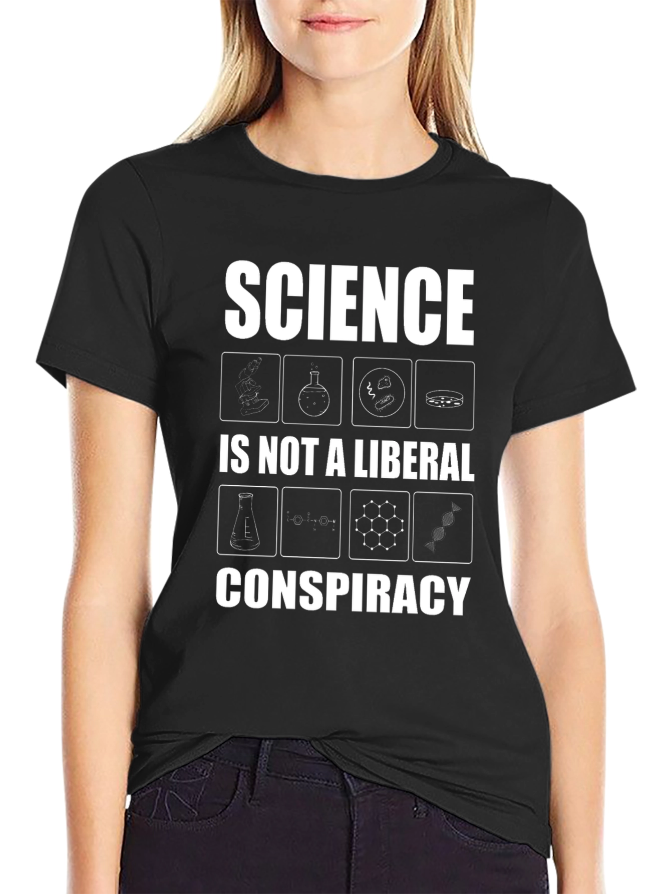 Science is Not a Liberal Conspiracy T-Shirt