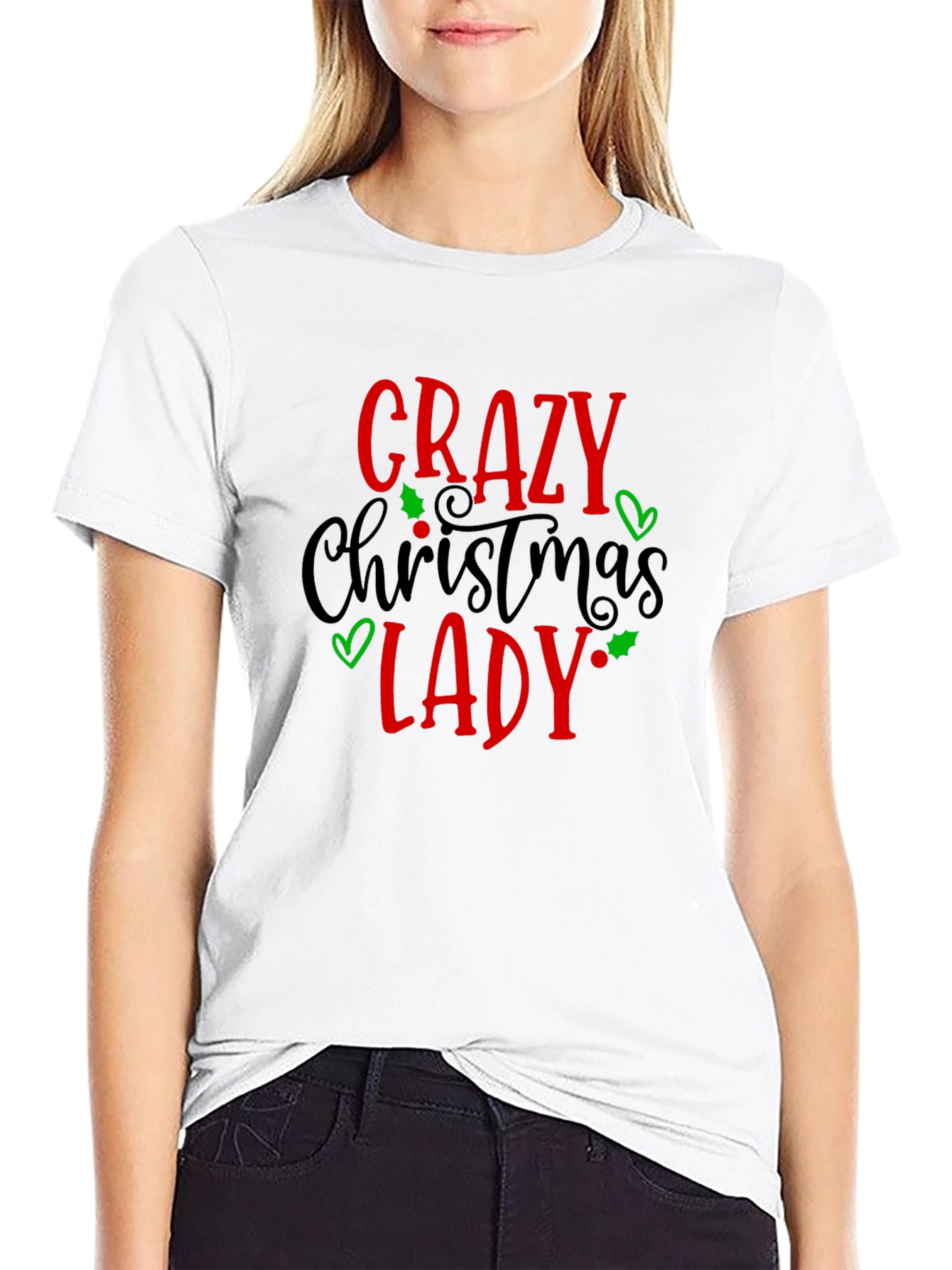 Crazy Christmas Lady T-Shirt