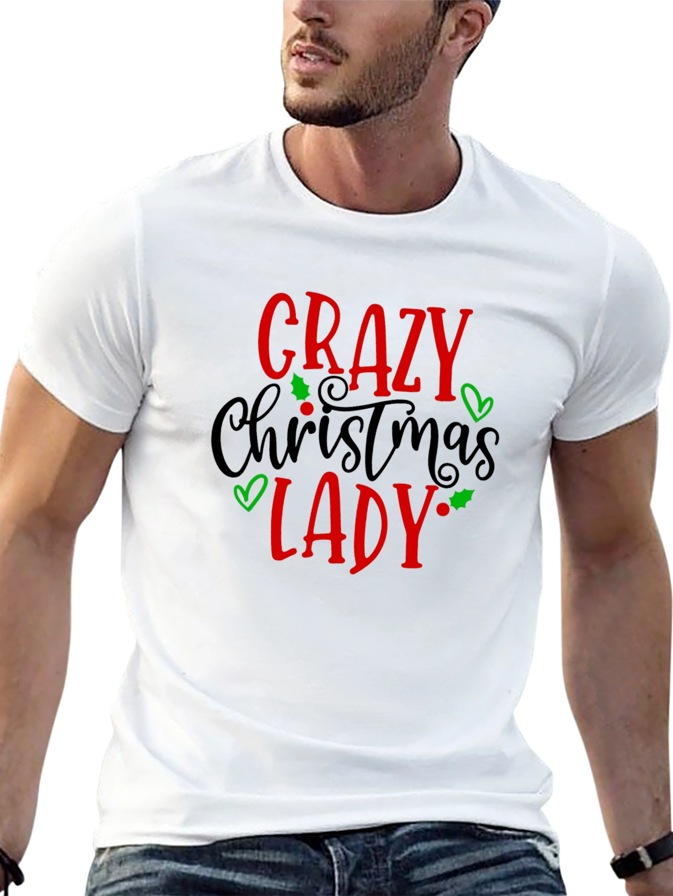 Crazy Christmas Lady T-Shirt