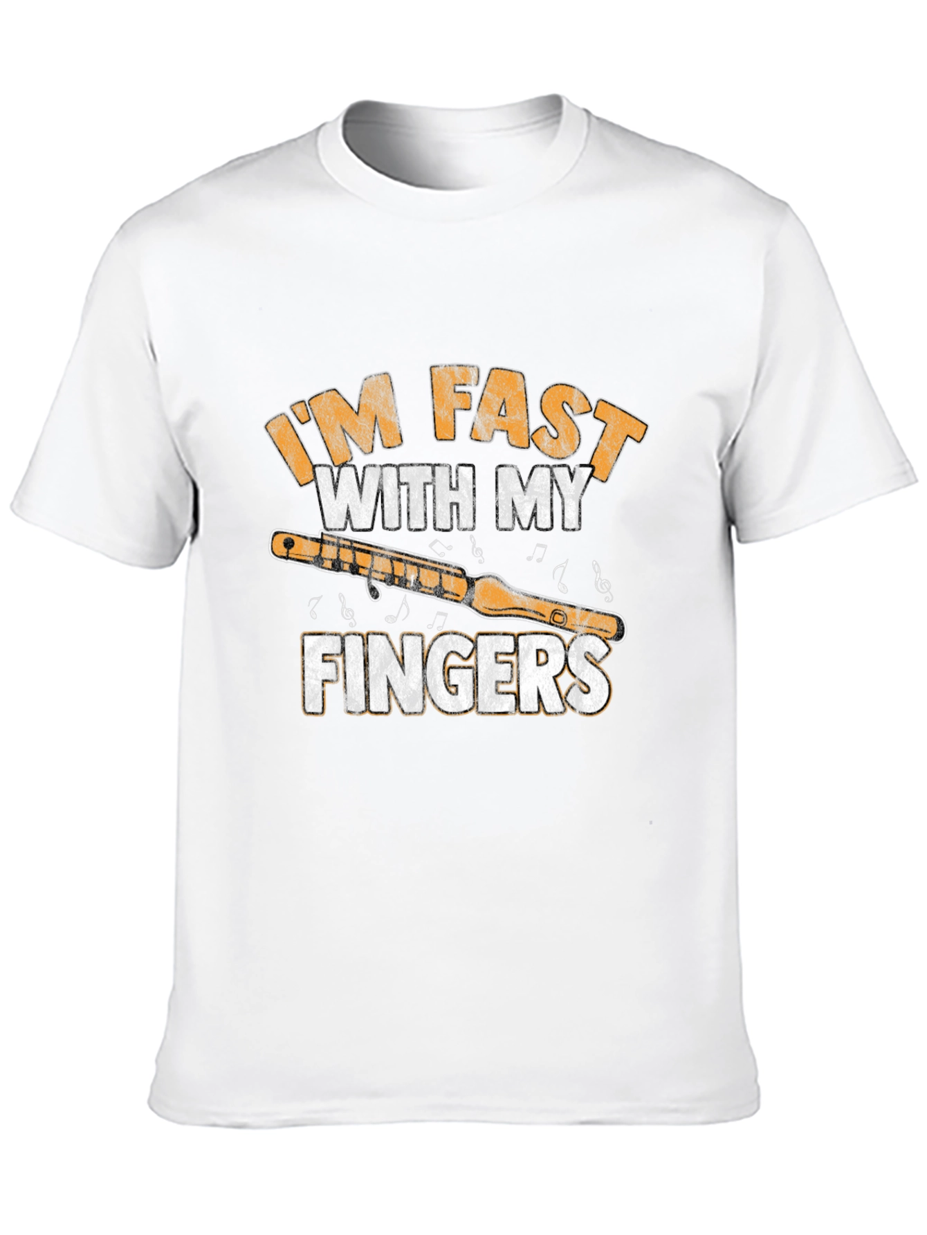 Im Fast With My Fingers Flute T-Shirt