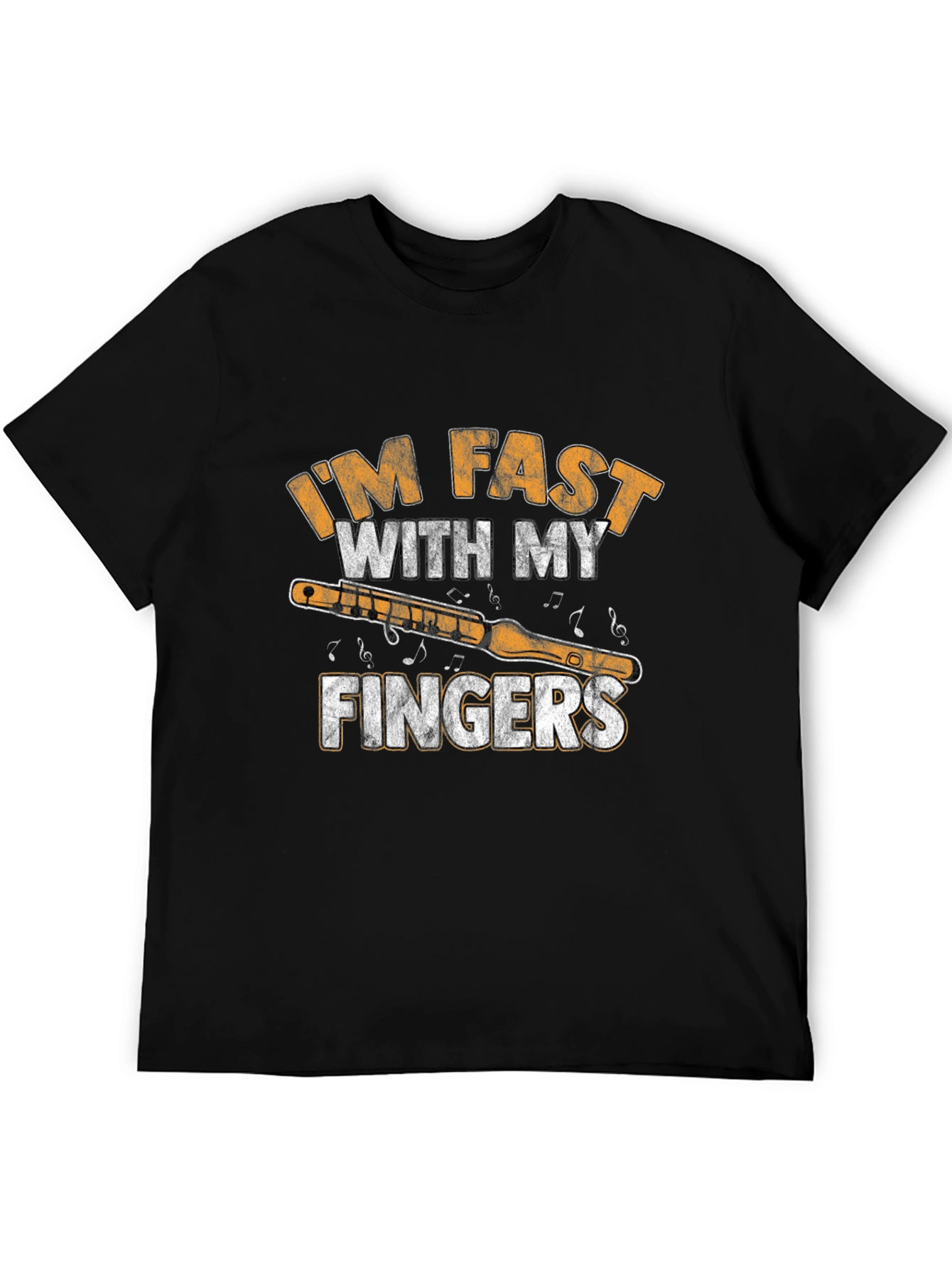 Im Fast With My Fingers Flute T-Shirt
