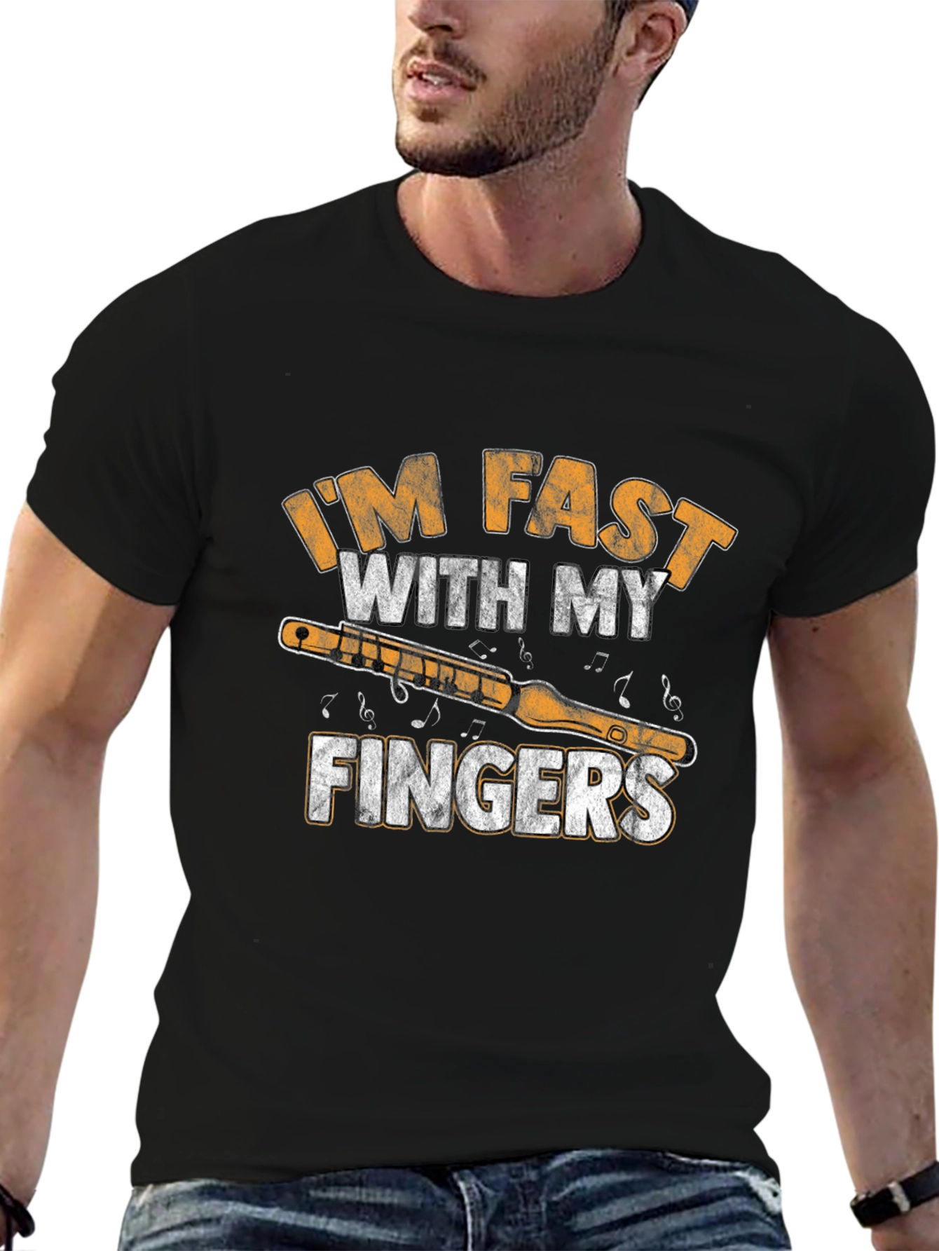 Im Fast With My Fingers Flute T-Shirt