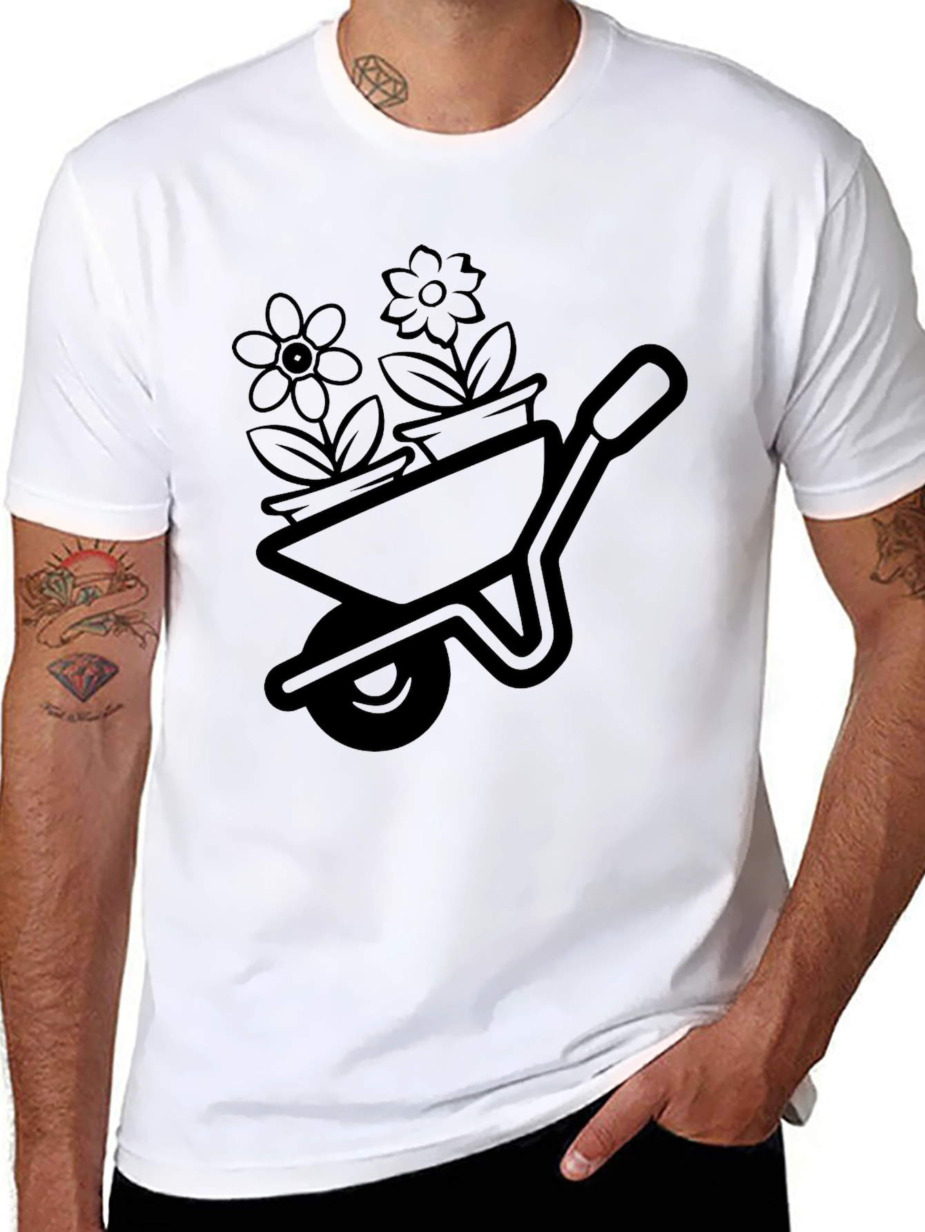 Gardening Wheelbarrow T-Shirt