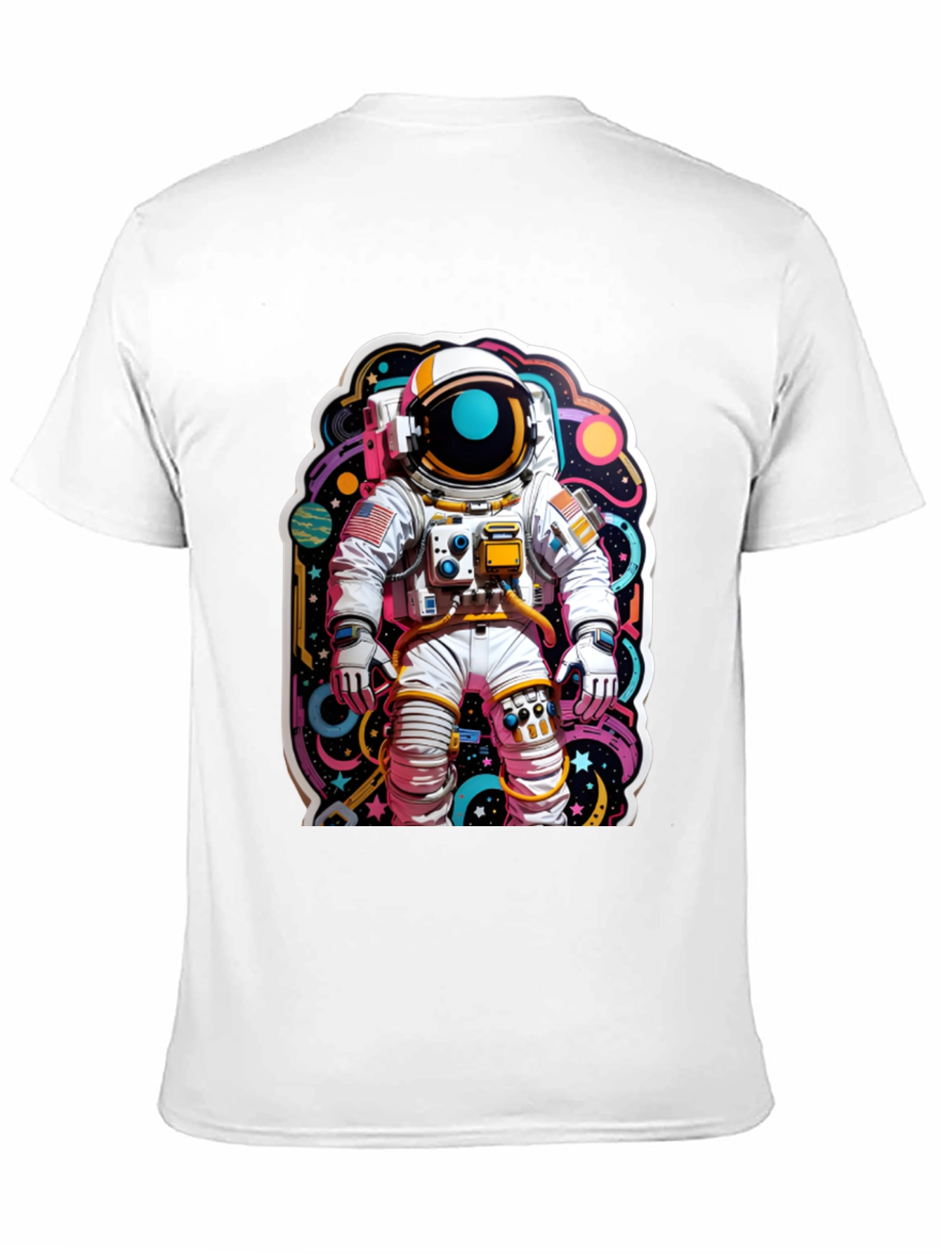 Astronaut Graphic Black T-Shirt