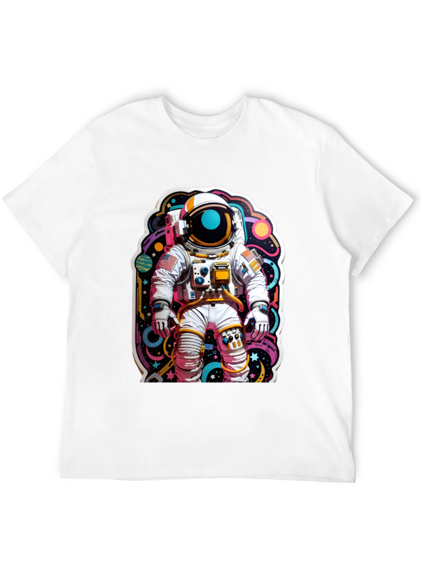 Astronaut Graphic Black T-Shirt