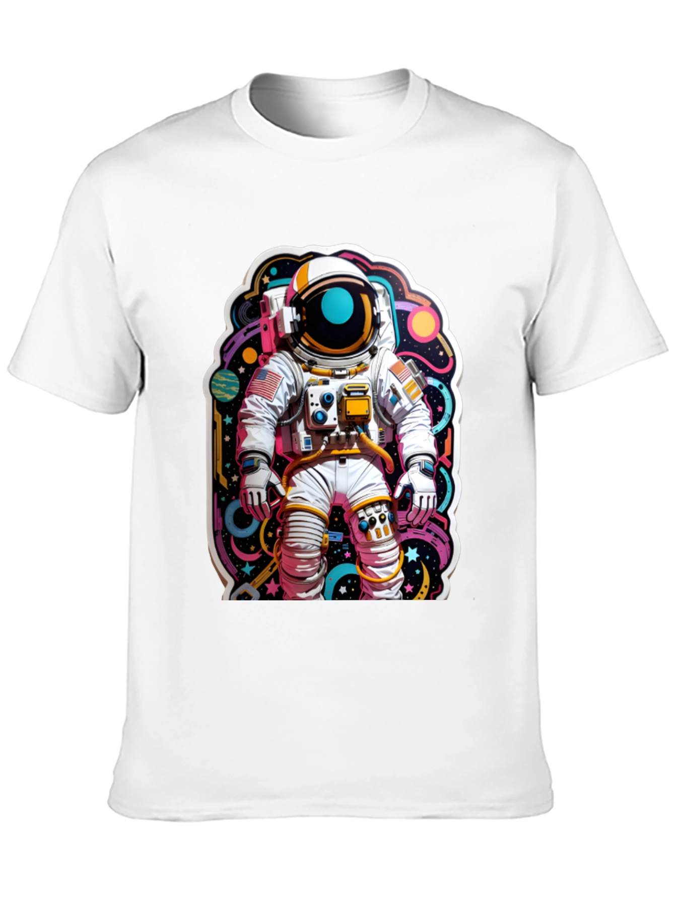 Astronaut Graphic Black T-Shirt