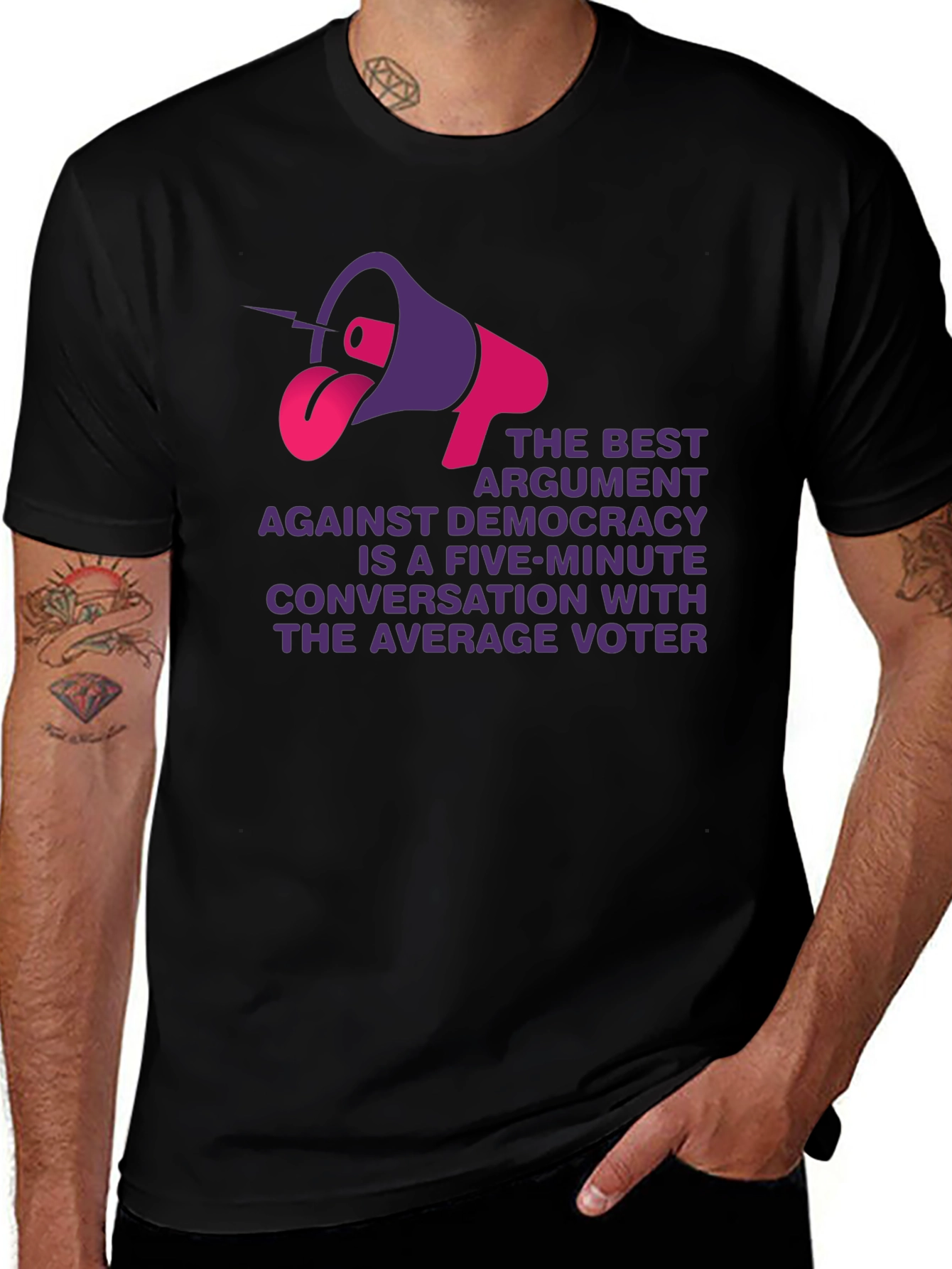Democracy Argument T-Shirt - Voter Conversation Tee